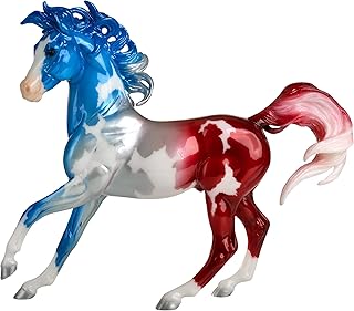 Horses Traditional Series Collector Model | Anthem | Patriotic Red, White and Blue | 2022 Limited Edition | Horse Toy Model | 11.5" x 8.5" | 1:9 Scale Horse Figurine | Model #1858