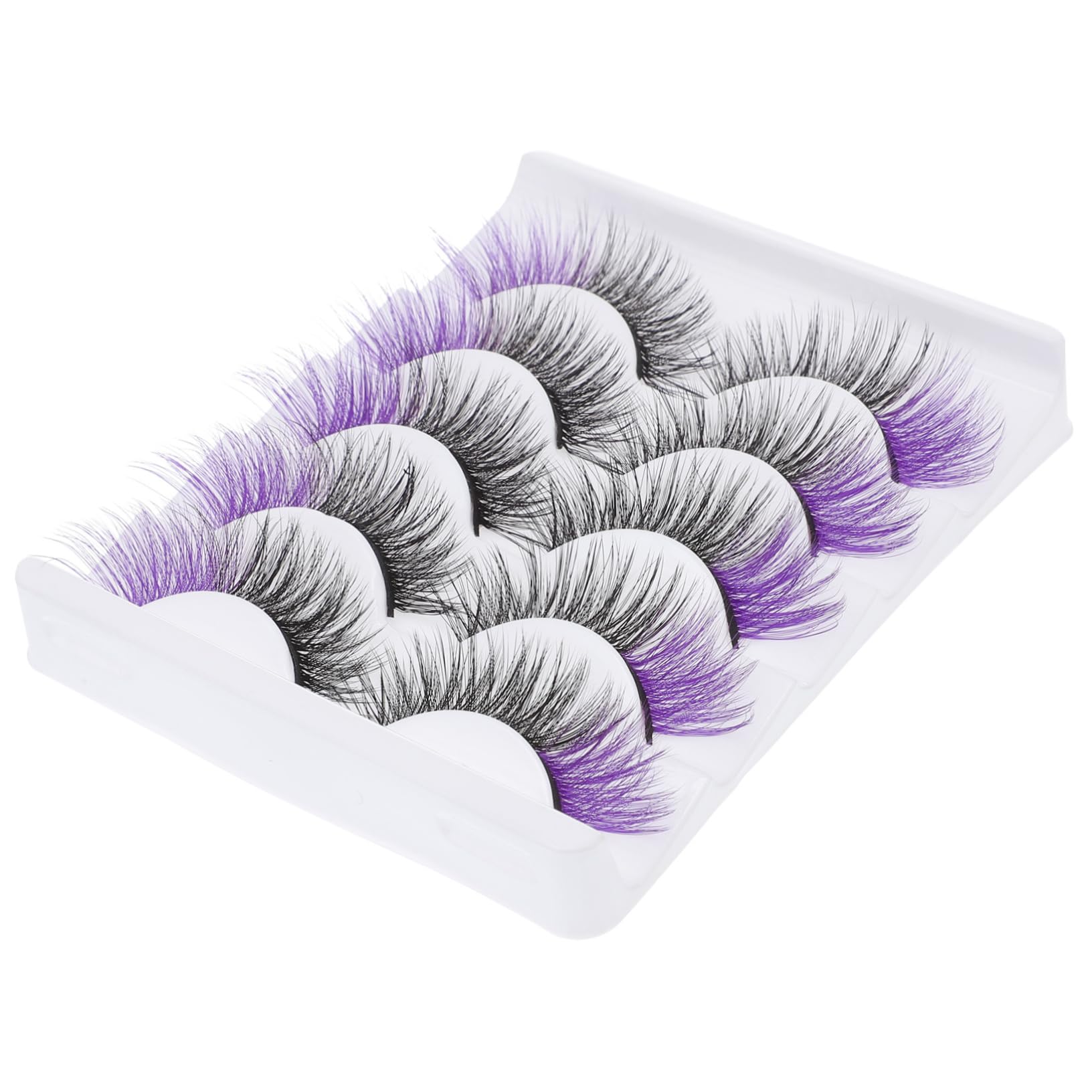 MAGICLULU 5 Set Di Ciglia Finte Set Di Extension Per Ciglia Con Scatola Aspetto Naturale Comode Da Indossare Ciglia Finte Riutilizzabili 5 Paia*5