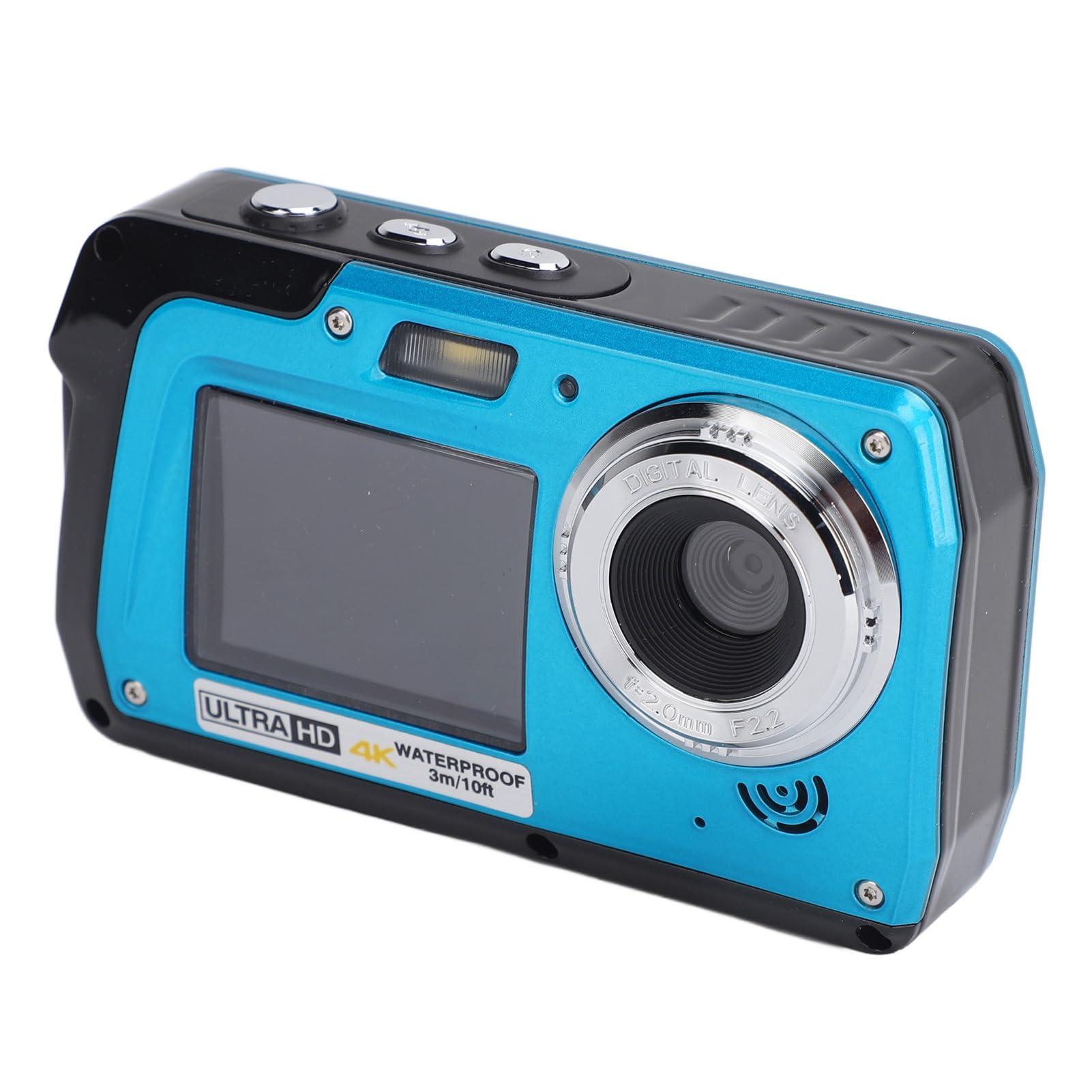 Appareil Photo numérique étanche 56MP, Zoom 16x, Double écran pour la