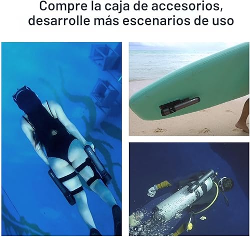 Miniatura 7 de Waydoo Subnado - Patinete subacuático, scooter de mar con control de pulgar para tabla de remo SUP, adecuado para piscina, buceo y esnórquel