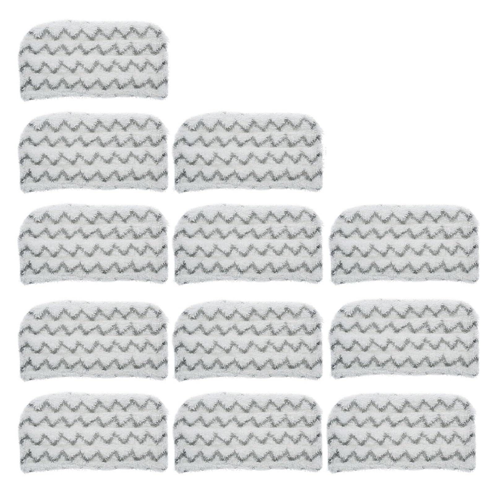 Cuscinetto Sostitutivo for Scopa A Vapore, Compatibile Con Shark Steam Mop Cuscinetto Detergente Morbido Lavabile Riutilizzabile In Microfibra Ad Assorbimento Forte(12pcs)