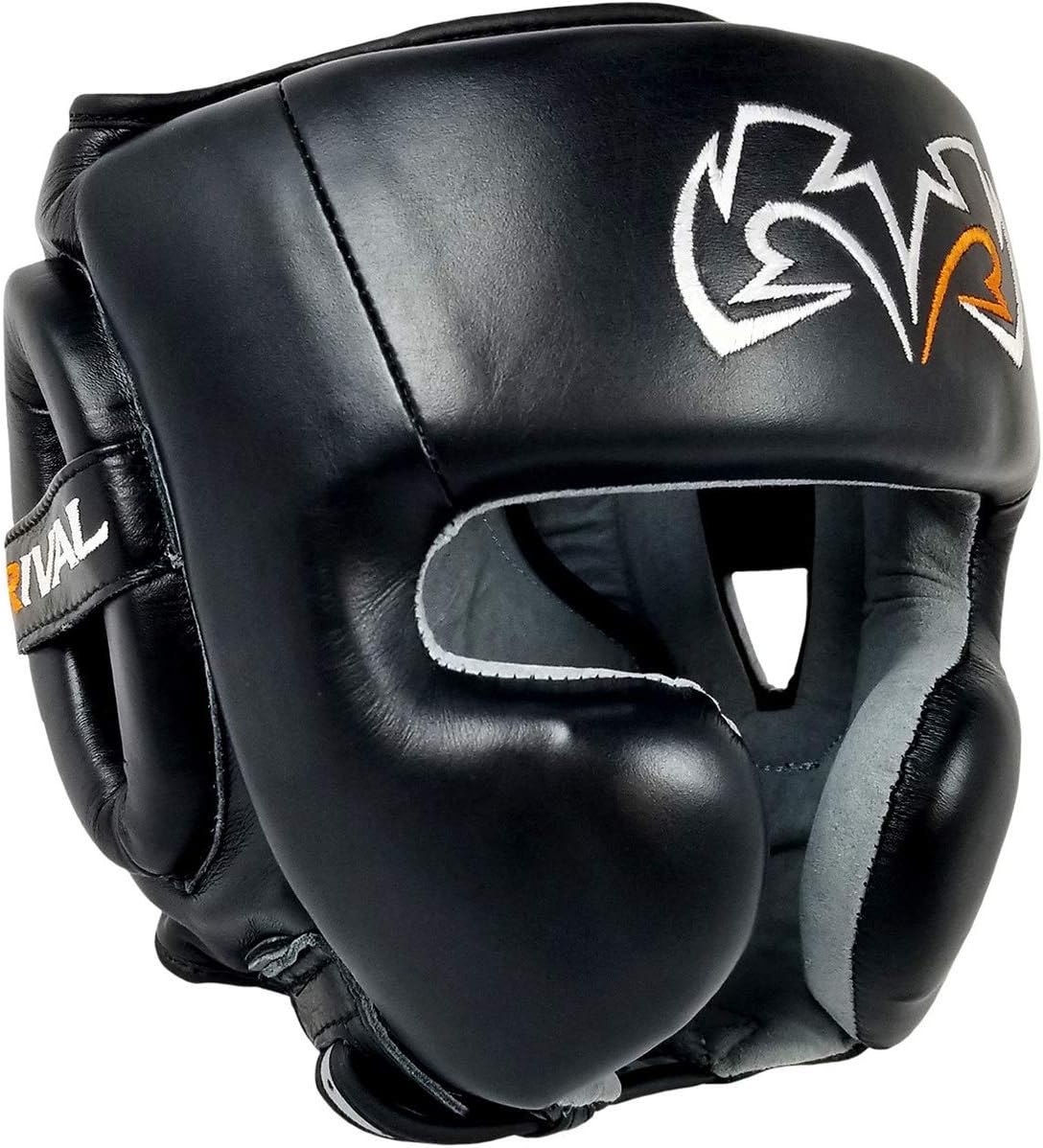 RIVAL Boxing RHG30 Mexican Headgear - Big Cheek Protectors for Optimal Nose and Eye Protection, Microfiber Inner Lining