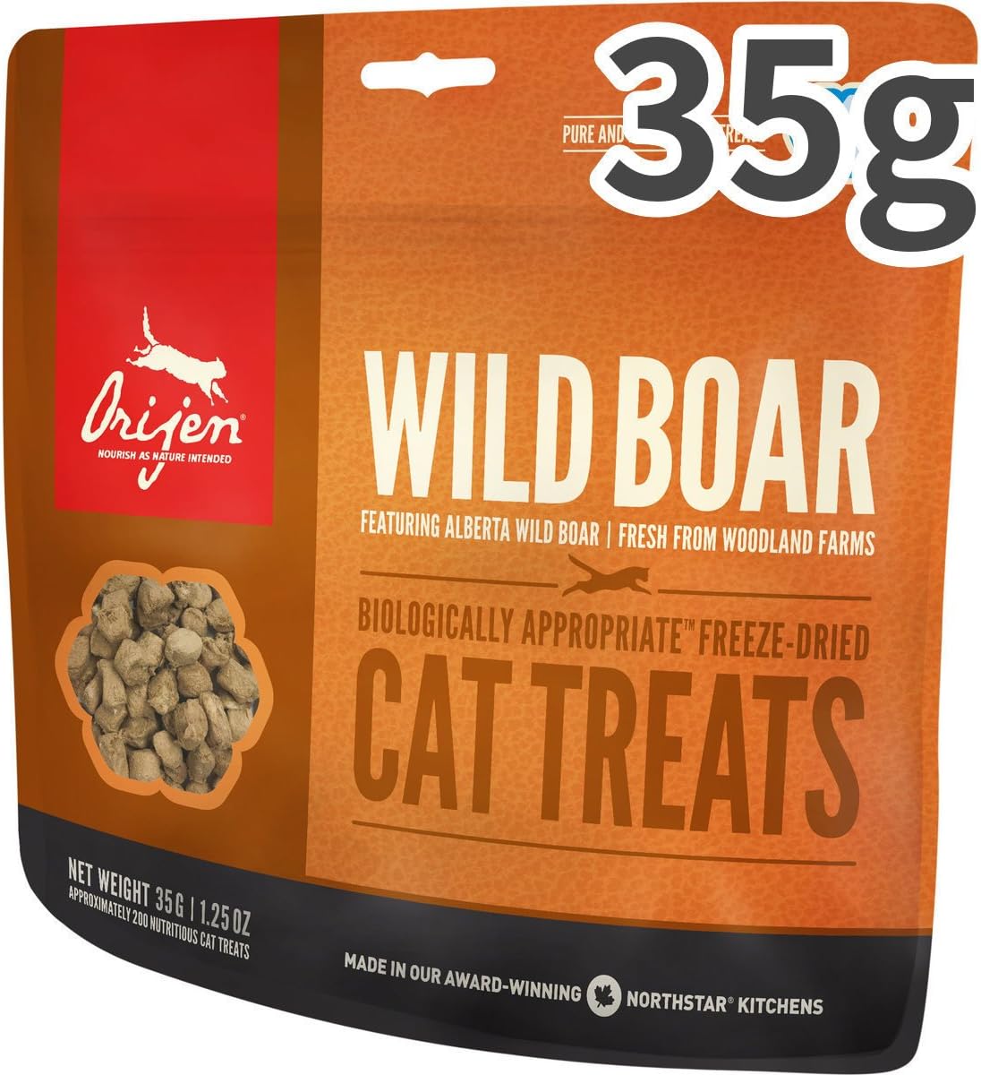 Orijen Cat Treat Freeze Dried - Wild Boar - Approx. 200 treats