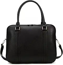Bolsa Feminina Pasta Executiva para Notebook até 15.6” Reforçada Couro Ecológico para Trabalho, Reuniões e Dia a Dia