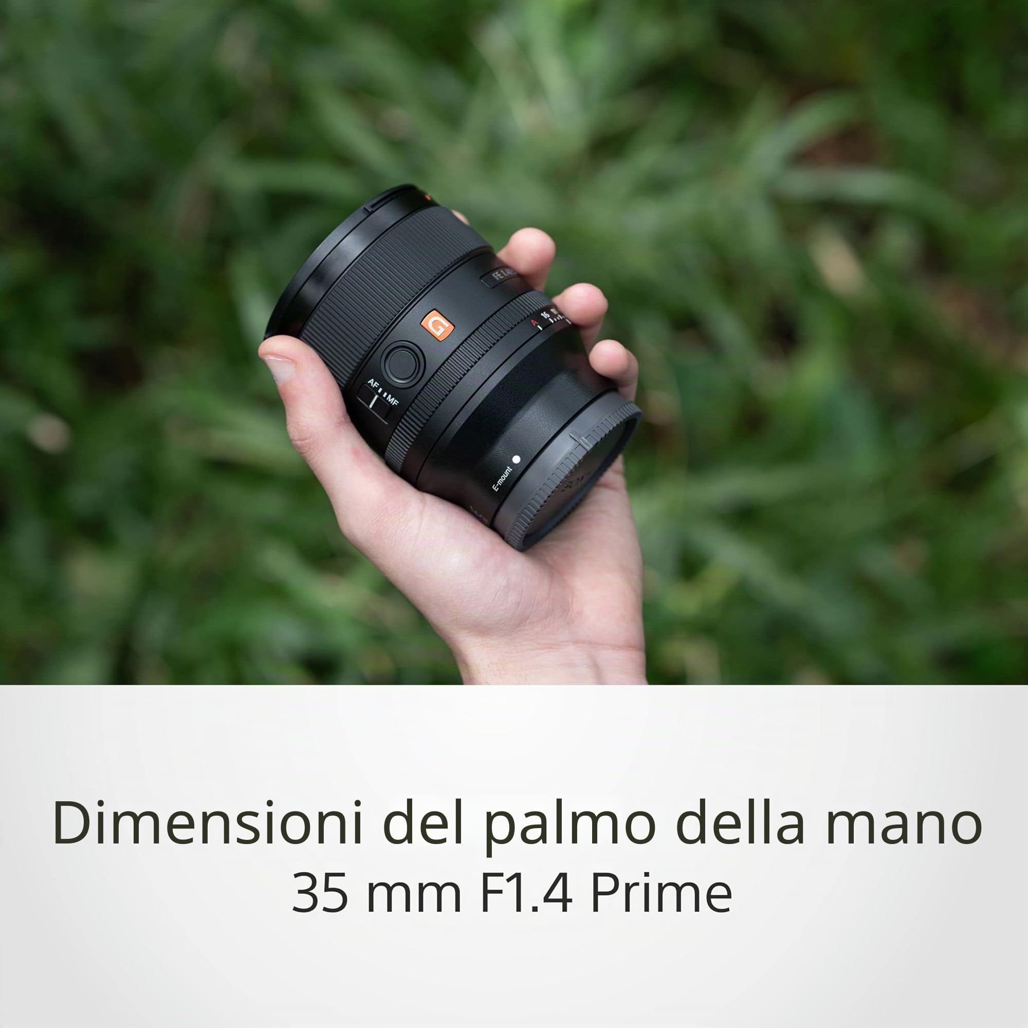 Sony SEL35F14GM Obiettivo 35 mm F1.4 G Master E-Mount full frame APS-C