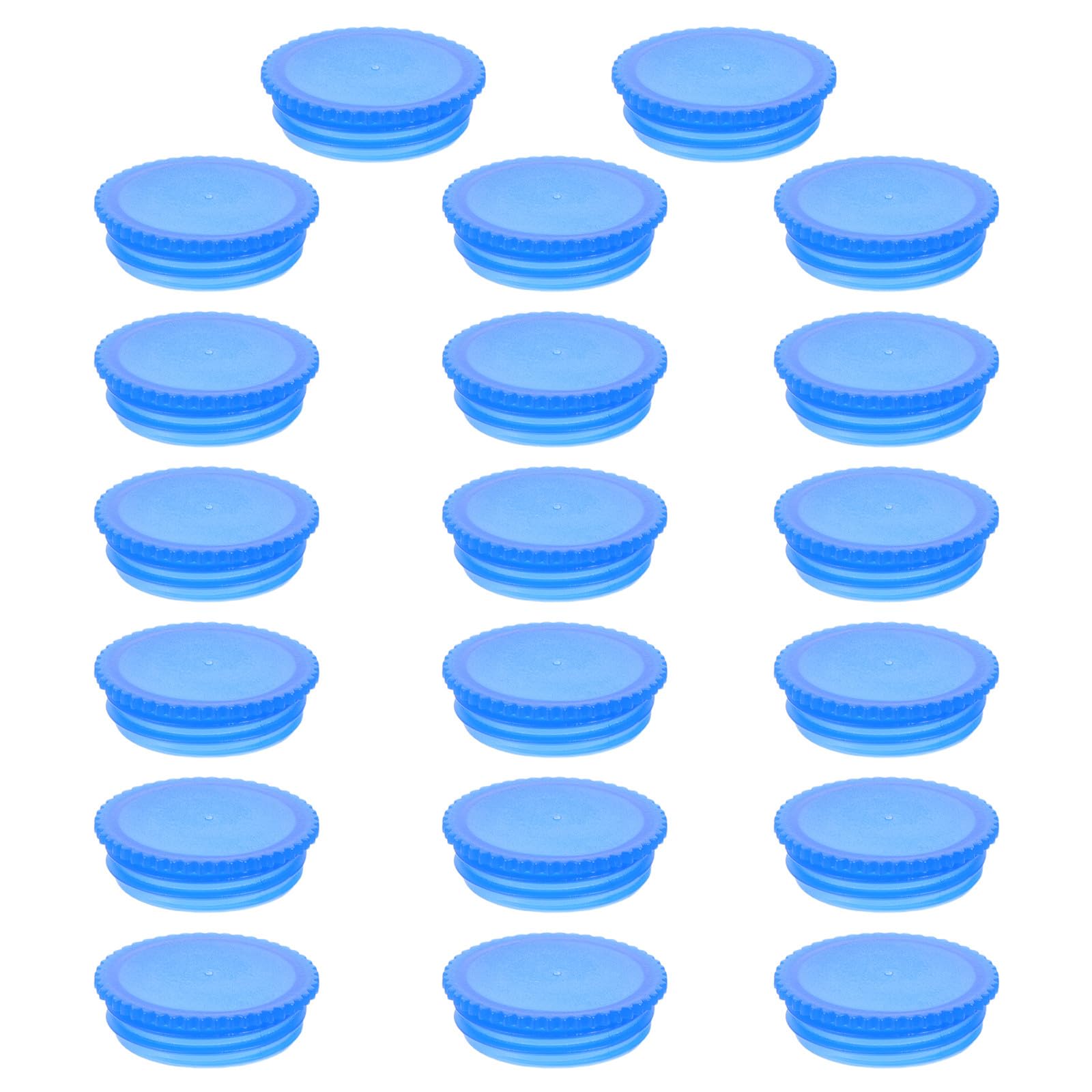 Lot de 20 protections d'extrémité pour tuyaux ondulés : bouchons anti-poussière de 20 mm pour tubes ondulés - bouchons ronds en plastique pour la construction et la rénovation