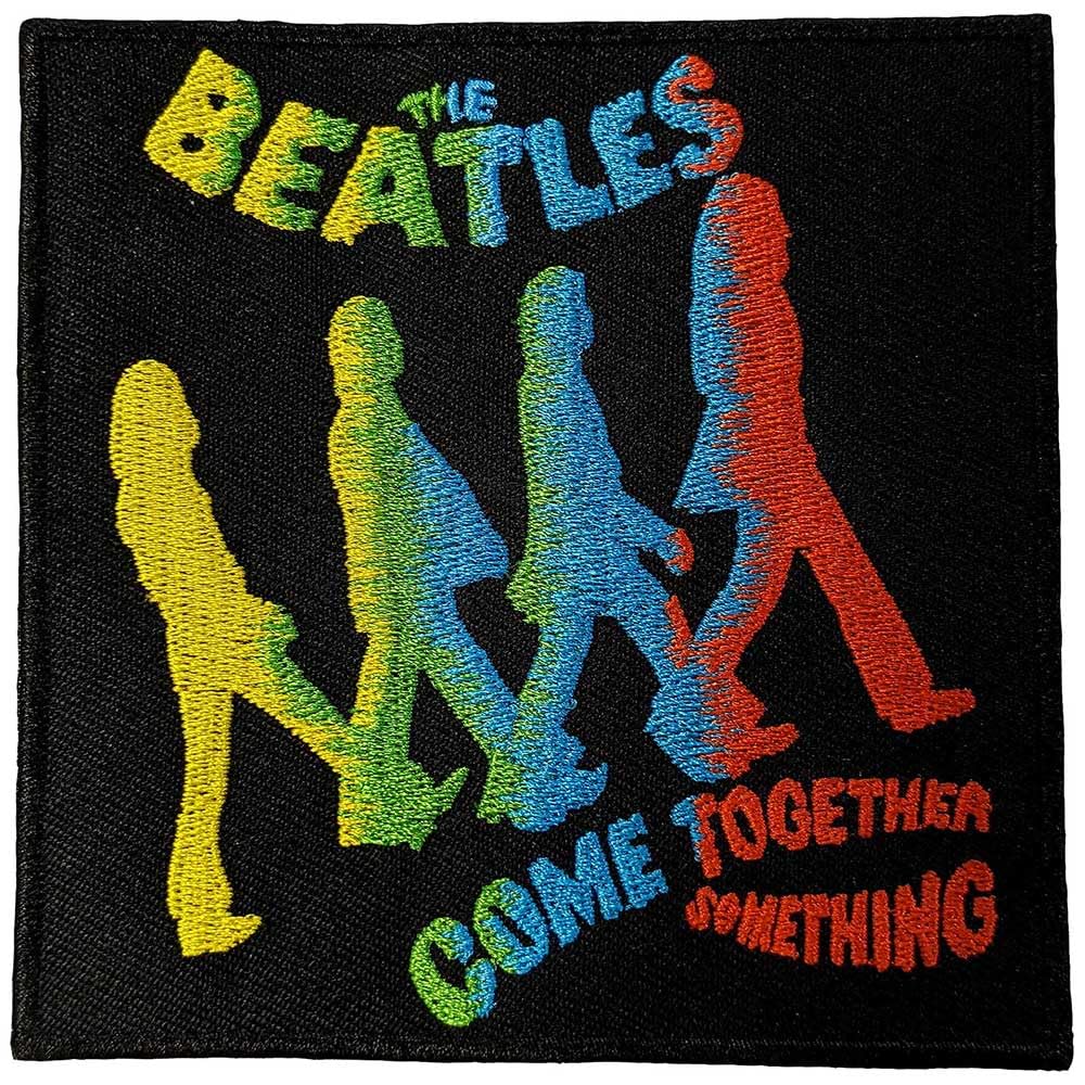 The Beatles Come Together Something Woven Patch Size One Size - Les Beatles, Paul McCartney, John Lennon, RIngo Starr, George Harrison The Beatles Come Together Something Woven Patch Size One Size