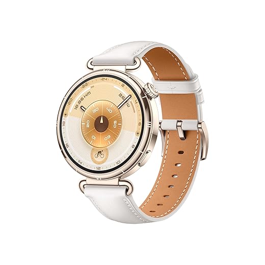 HUAWEI WATCH GT 6 GPS 41mm Smartwatch, Display AMOLED, Fino a 14 giorni, Ciclismo, Oltre 100 Modalità Sportive, iOS e Android, Pagamento NFC, Monitoraggio della Salute a Lungo Termine, Bianco