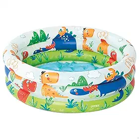 INTEX 57106 Piscina Inflável Bichos, 28 litros, Multicor, 61 x 22