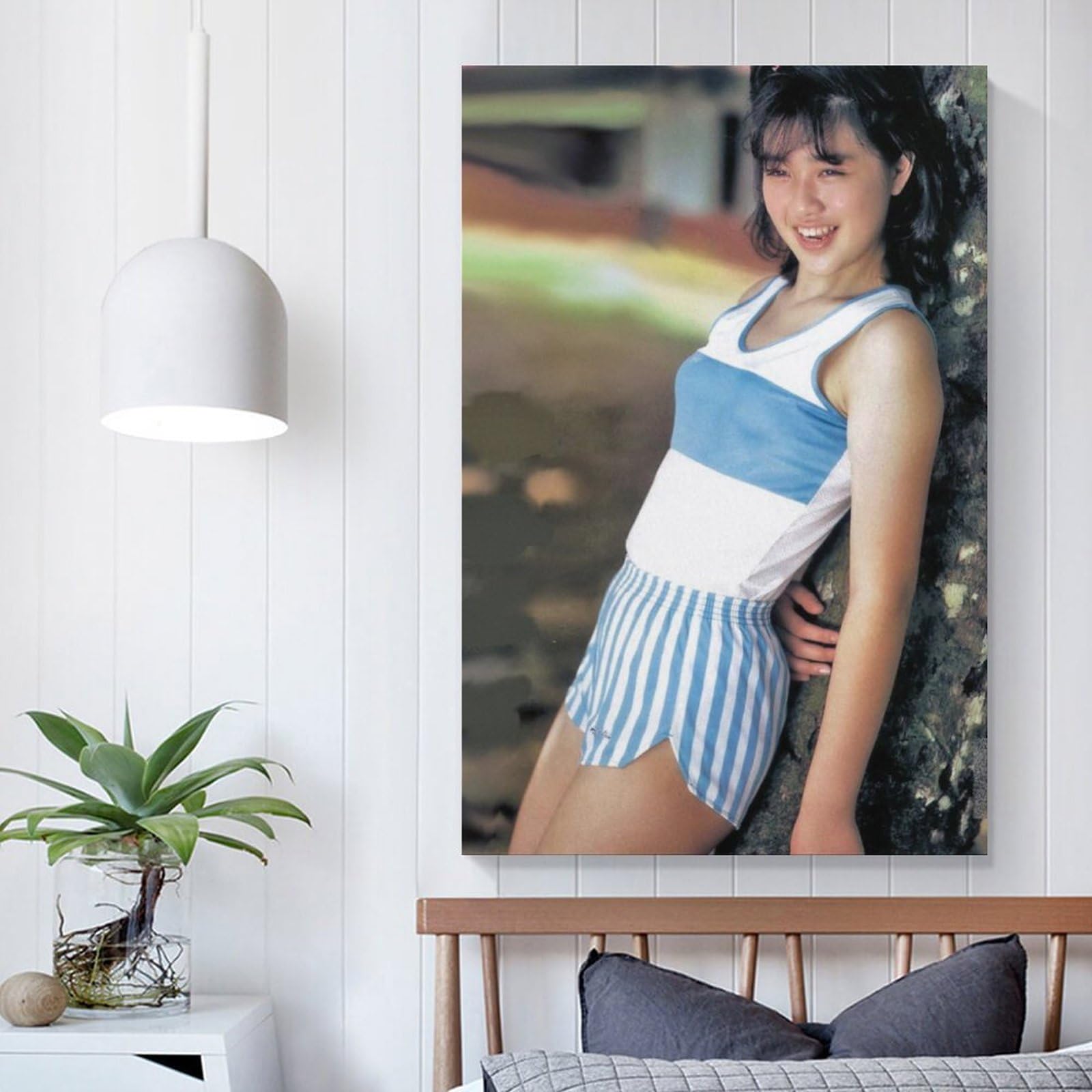 Amazon.co.jp: 菊池桃子水着セクシー写真絵画ポスター アートパネル