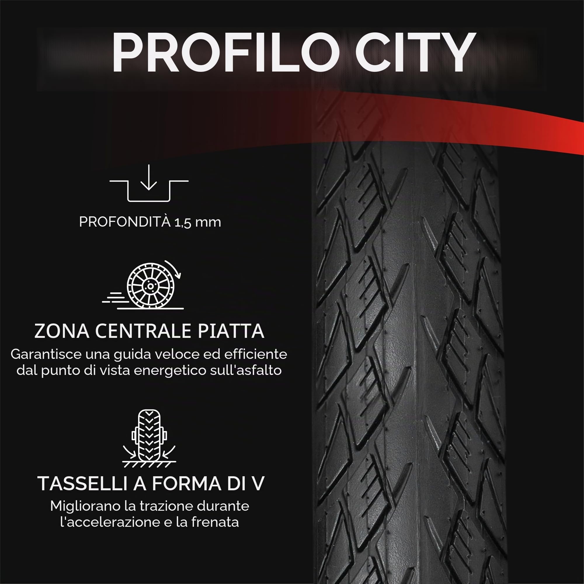 Fincci Copertone Bici 700x35c 37-622 Pieghevole con Protezione Lv3 30TPI | Copertone 37-622 con Protezione Lv3 Nylon Anti-Foratura e Pressione 50-80 PSI per Pneumatici Bici 28 700 x 35c - Set da 2