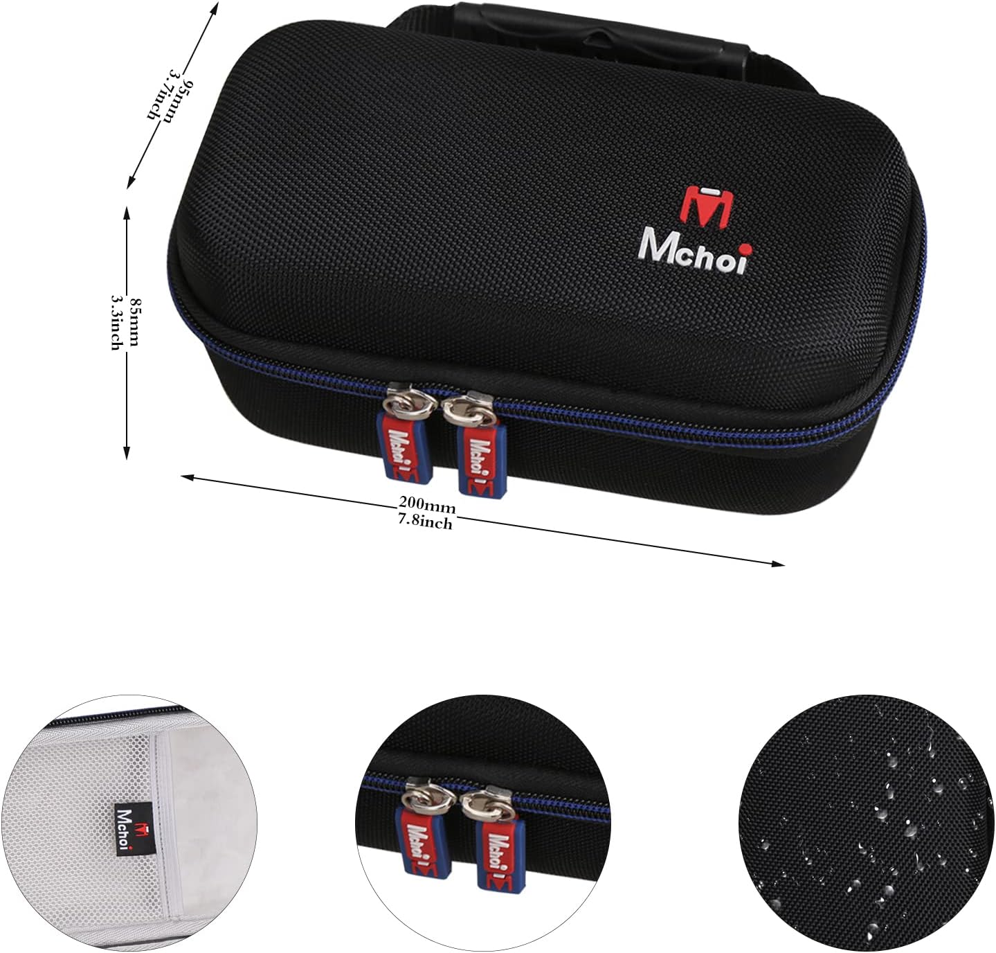 Mchoi Hard Carrying Case Suitable for Marshall Emberton & Emberton II Bluetooth Speaker, Bluetooth Speakers Travel Protective Case Only - Image 6