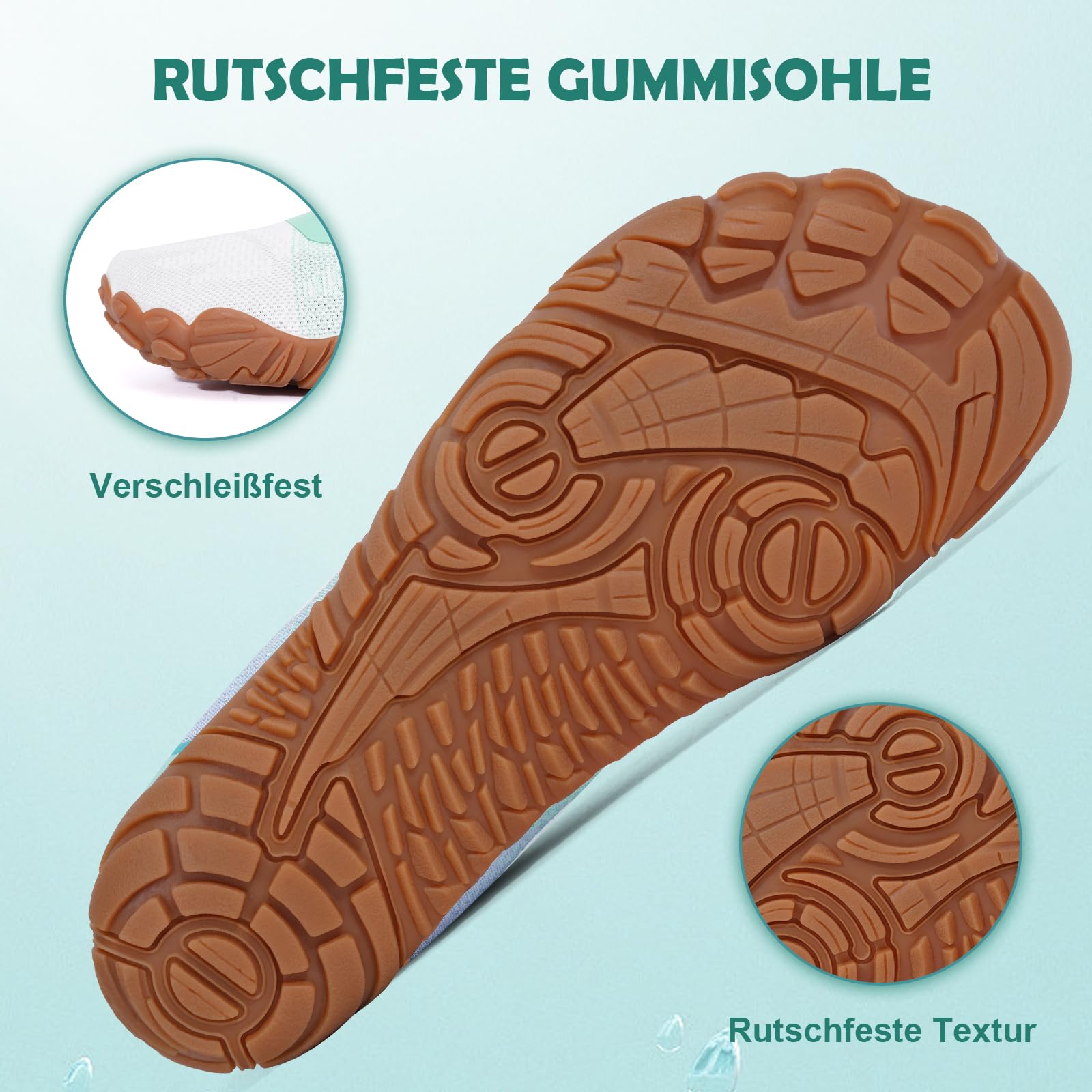 Barfußschuhe Damen Herren Traillaufschuhe mit Breite Zehenbox und Zero-Drop Sohlen Leicht Atmungsaktiv Barfuss Schuhe Komfort rutschfest Zehenschuhe Sportschuhe Fitnessschuhe