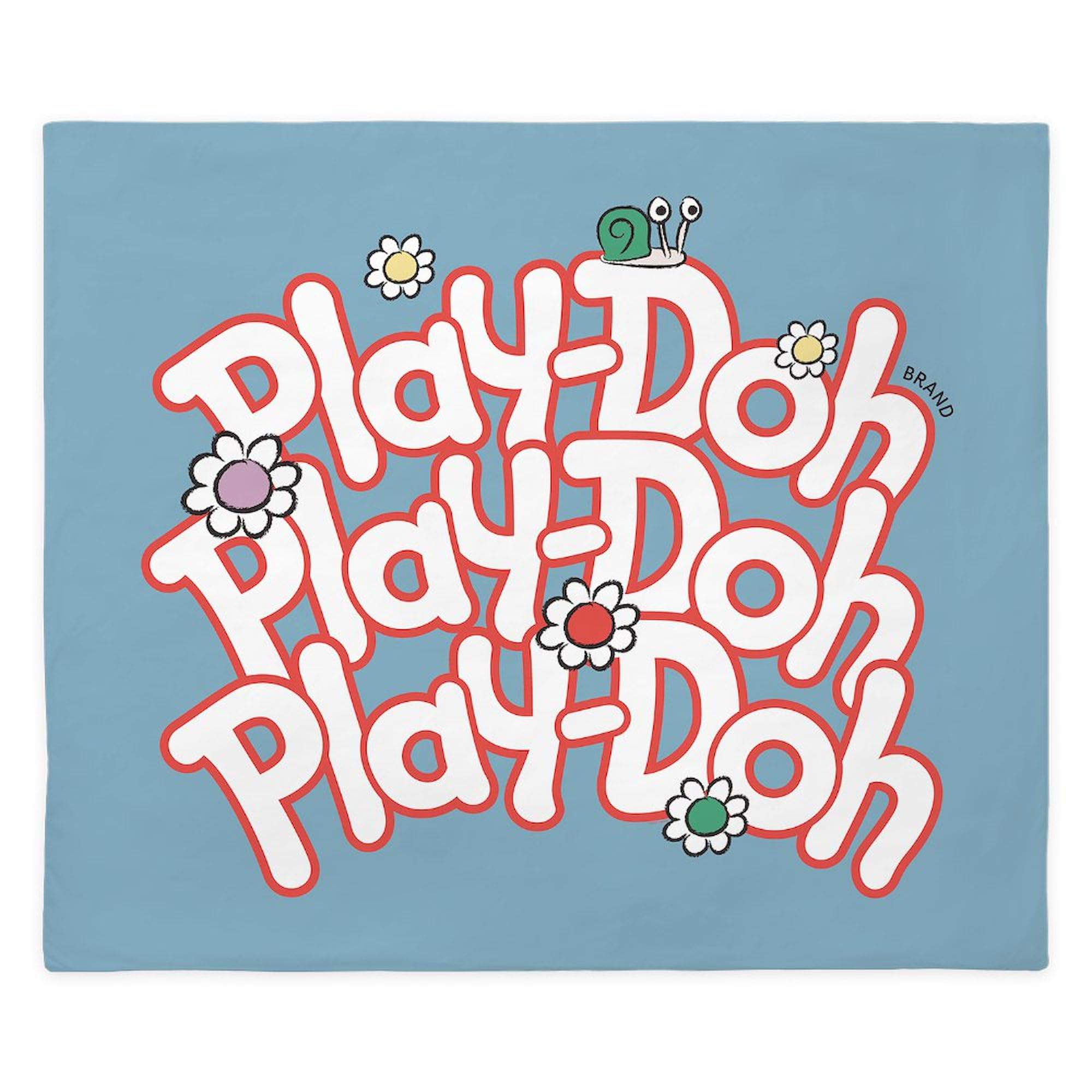 CafePress Play Doh: Fun Blossom King Duvet Cover, Printed Comforter Cover, Unique Bedding