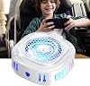 Magnetic Phone Cooler RGB Light Heatsink Fan 2.56 x 2.56 Inches Mobile Cooler with 3 Level Cooling Aluminium Alloy Radiator Accessory with RGB Style Heat Control for Live Streaming