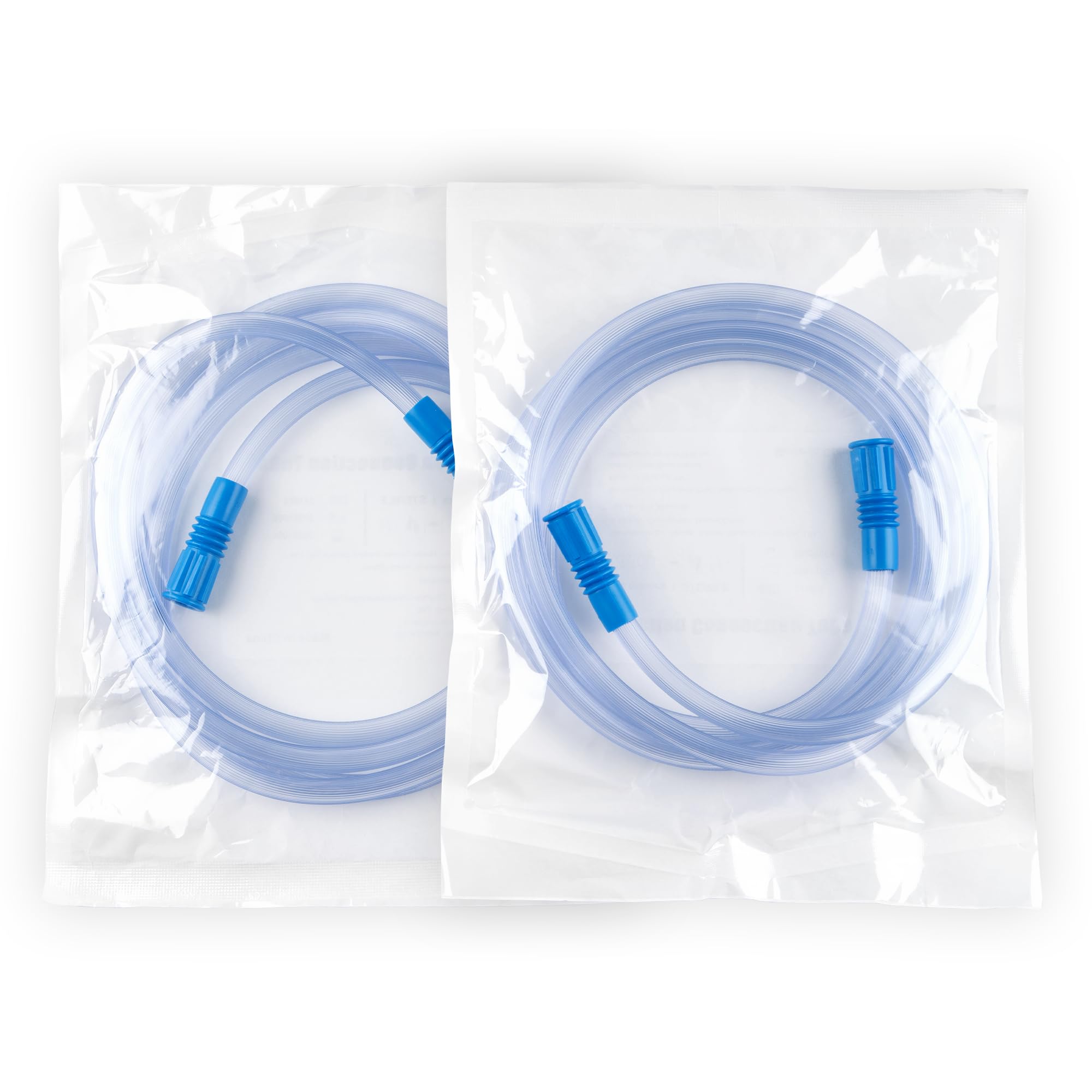2 Pcs Extended Suction Connection Tube, 6.5 Feet - Flexible & Durable, Compatible with Various Devices