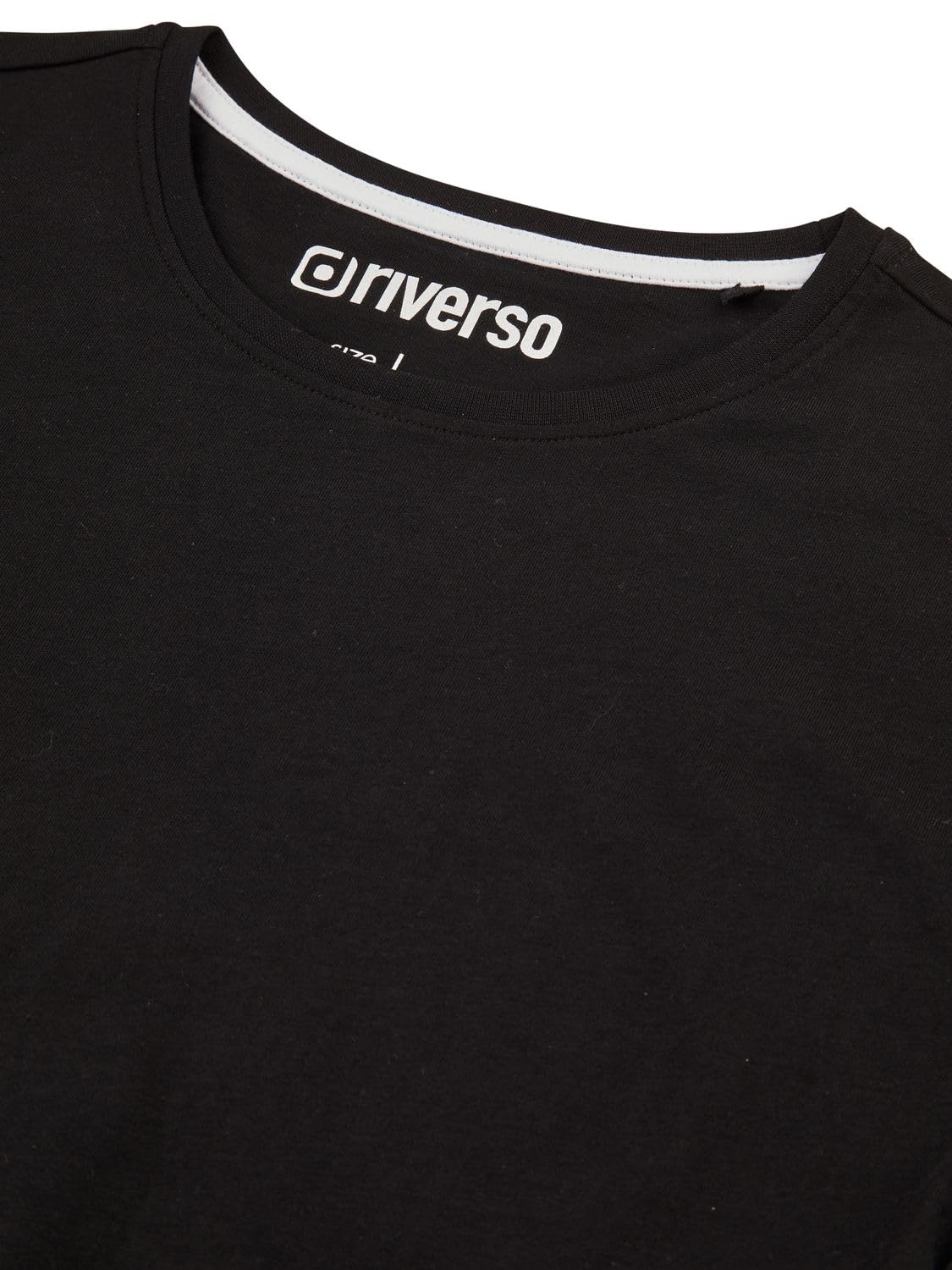 riverso RIVDean T-shirt męski, regularny krój, zestaw 5 sztuk, okrągły dekolt, krótki rękaw, na lato, czarny, biały, beżowy, zielony, szary, niebieski, S M L XL XXL 3XL 4XL 5XL