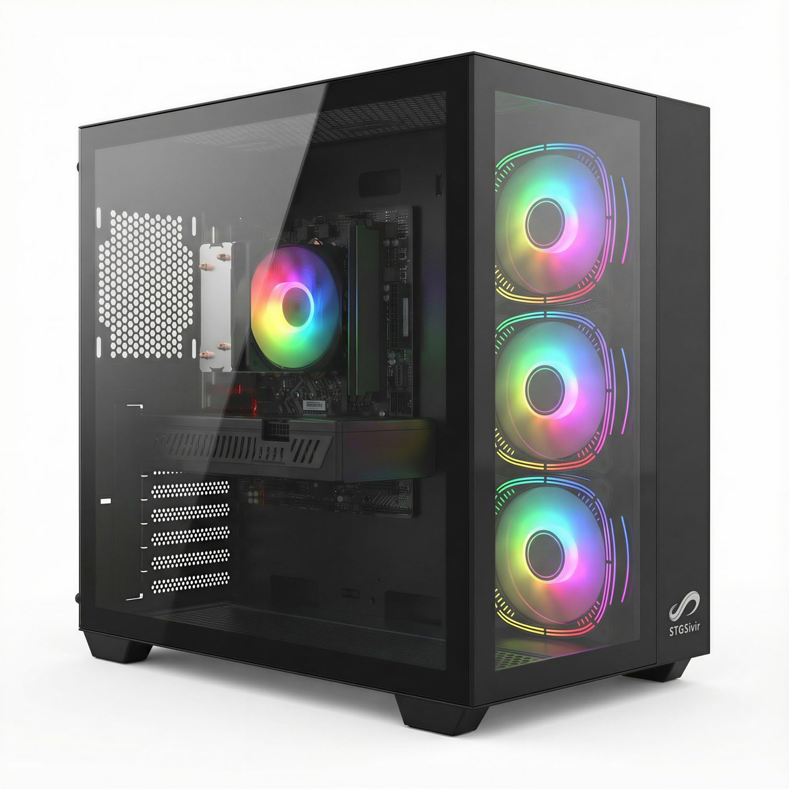STGsivir PC Gaming, Ryzen 5 3400G, RTX 2060S 8G, 16G DDR4, 1T SSD