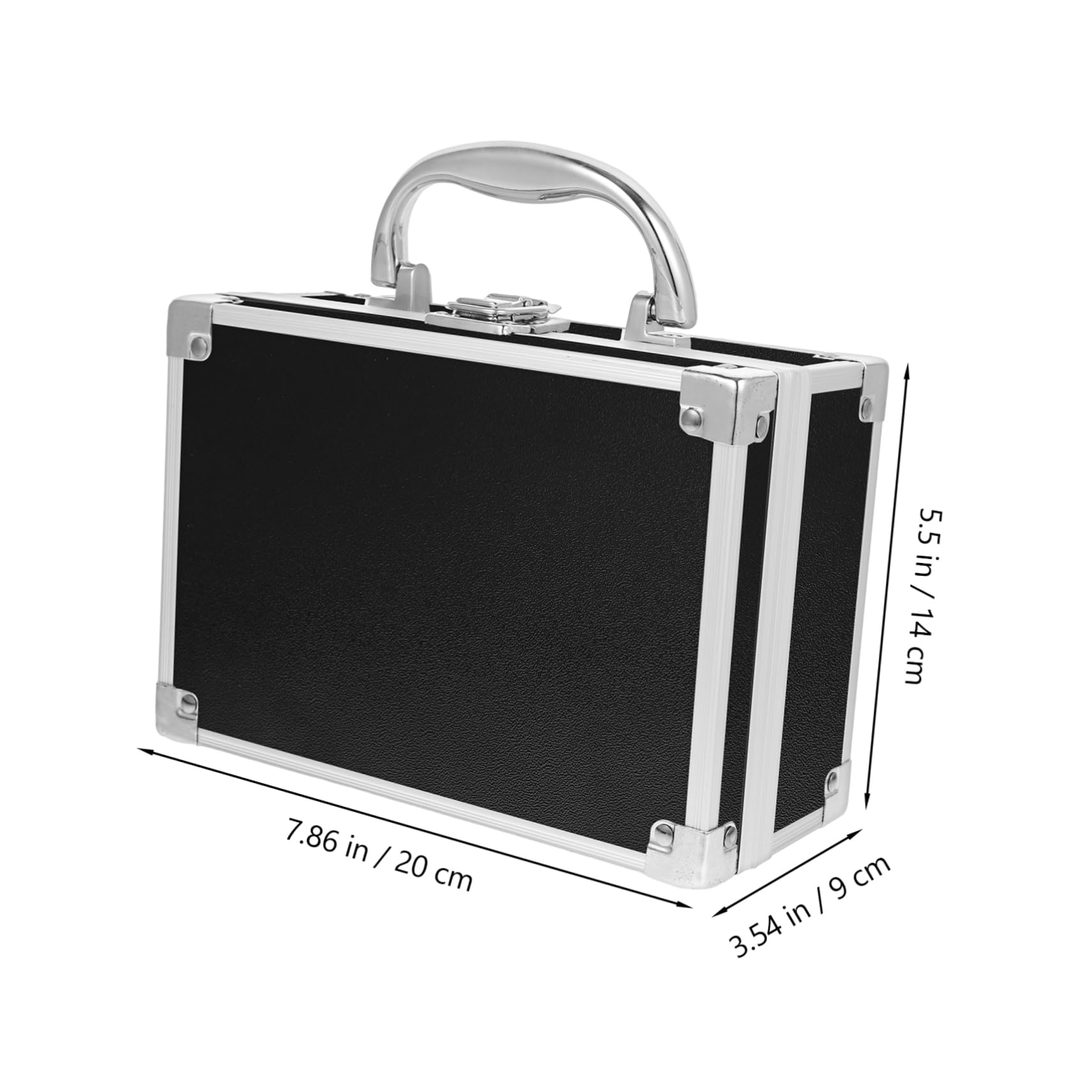 PLAFOPE Valigetta Portatile Per Cosmetici Alluminio Leggera e Resistente Organizer Makeup Multifunzionale Per Viaggi Per Strumenti Di Bellezza e Forniture Per Unghie