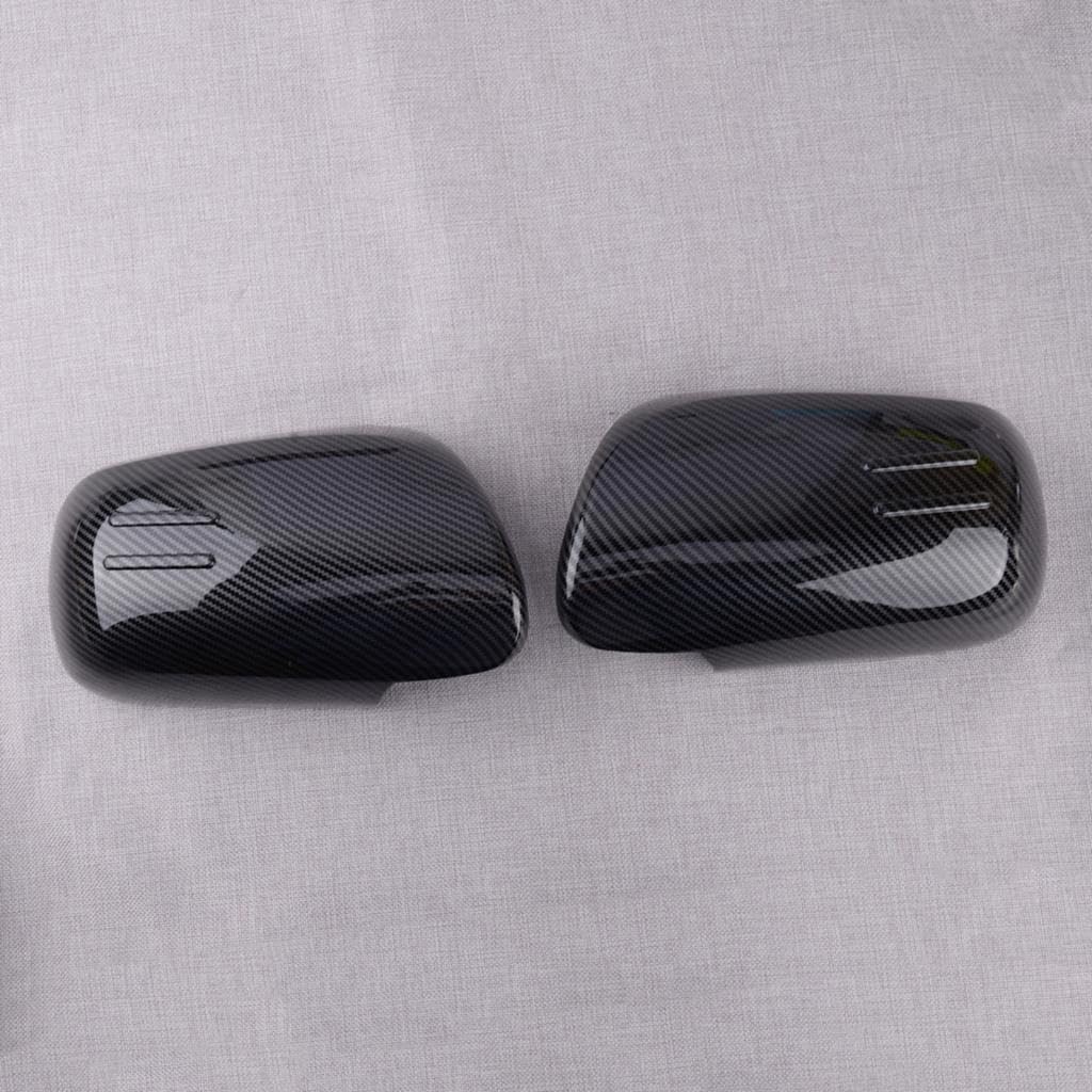 Rétroviseurs look carbone pour Toyota Yaris 2007-2011 | Finition élégante ABS