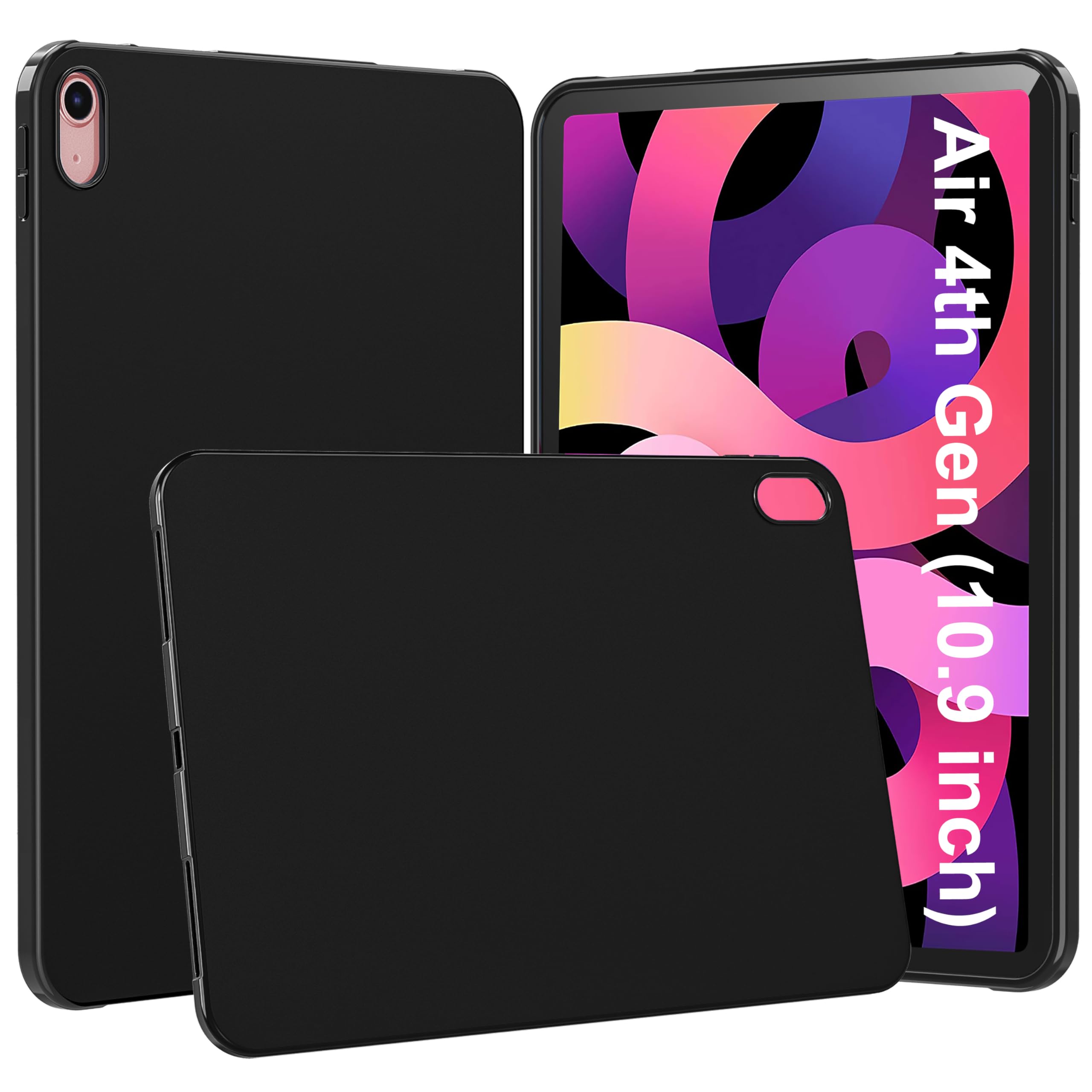 TGK Matte Design Soft Silicon TPU Back Case Cover for iPad Air 5th/4th Generation 10.9 inch, Black (B08N6C6KDQ) Amazon Price History, Amazon Price Tracker