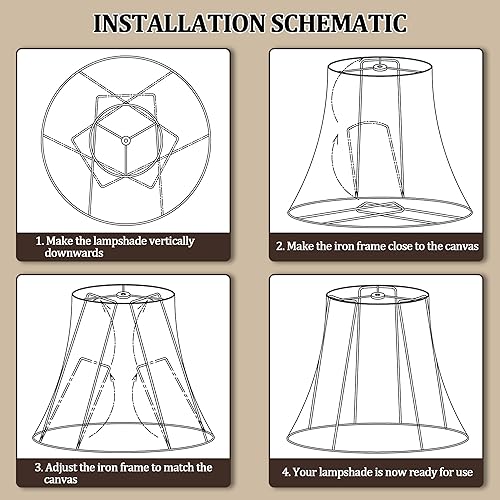 Miniatura 6 de Hamucd 27" Set of 2 Tall Farmhouse Rustic Table Lamps for Living Room,3-Color Temperature Dimmable Western Bedroom Lamps for Night Stands