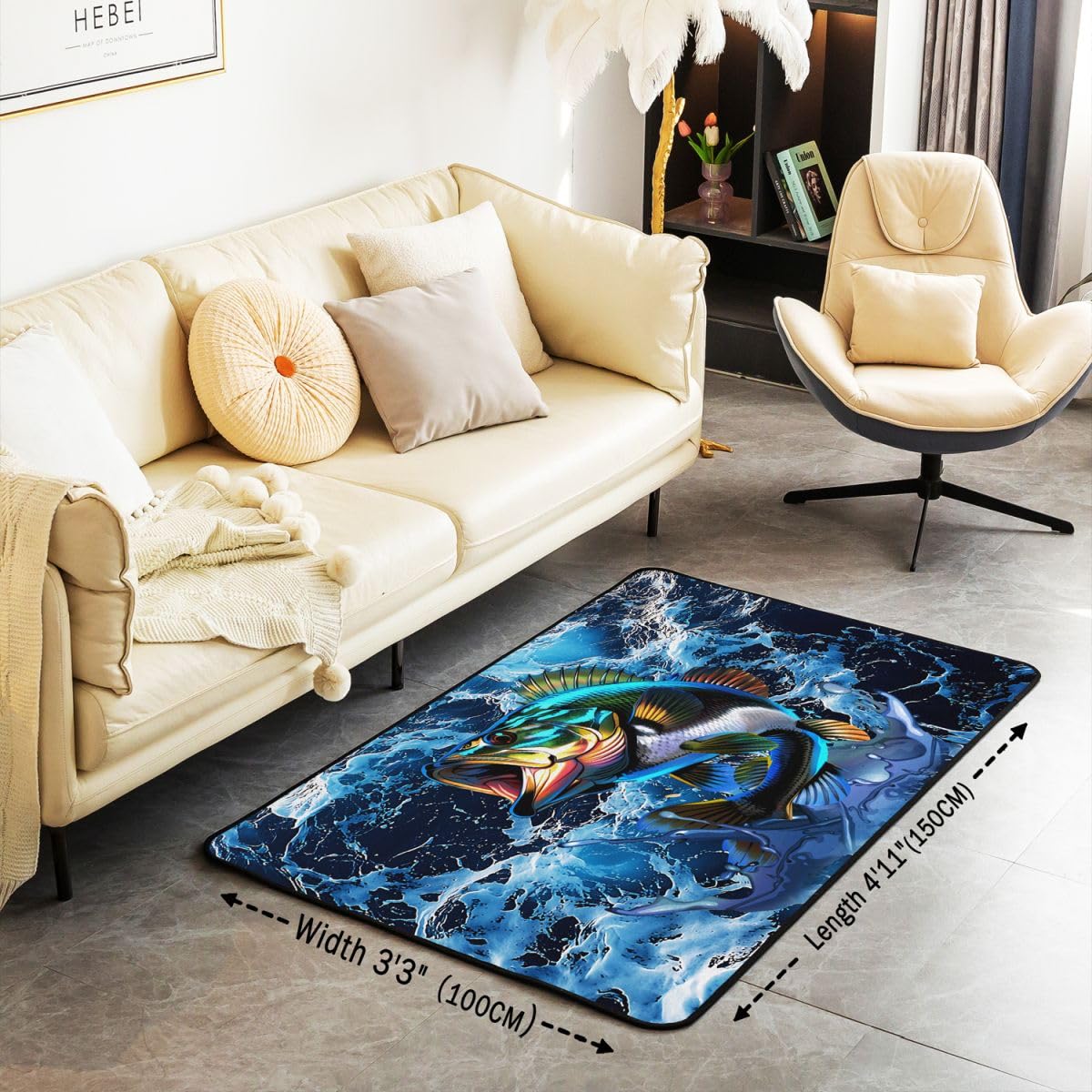 Homewish Tapis Salon 100x150cm Bar