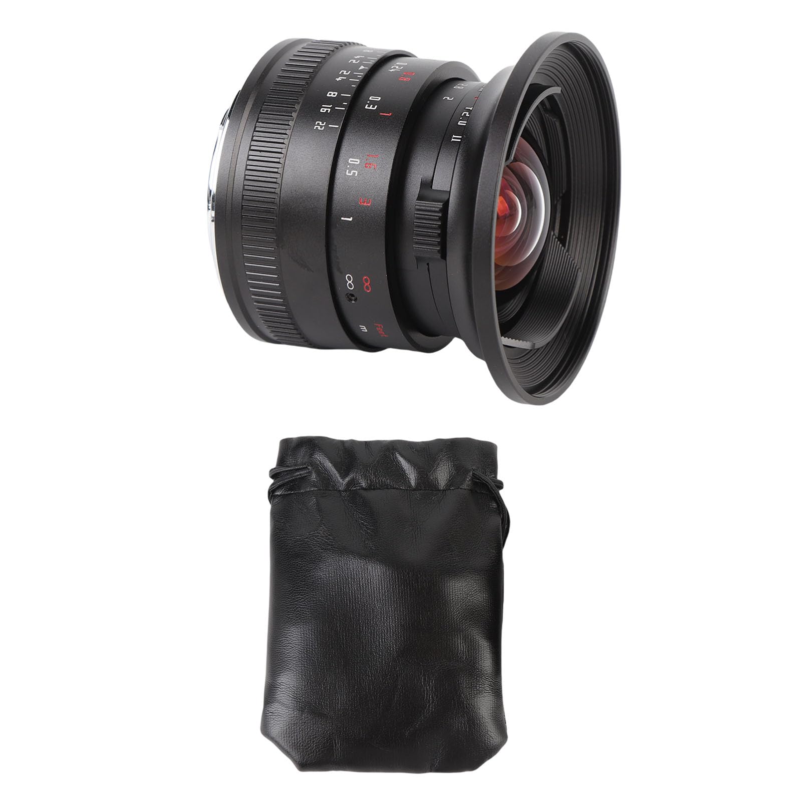 LENS F2.0 da 12 Mm, APS C Lenti per Telecamere Ad Apertura di Grandi Dimensioni, Messa a Fuoco Manuale, Lente Antidriflettente Multi -strato con Monte X per X Pro1, X Pro2, X (BLACK)