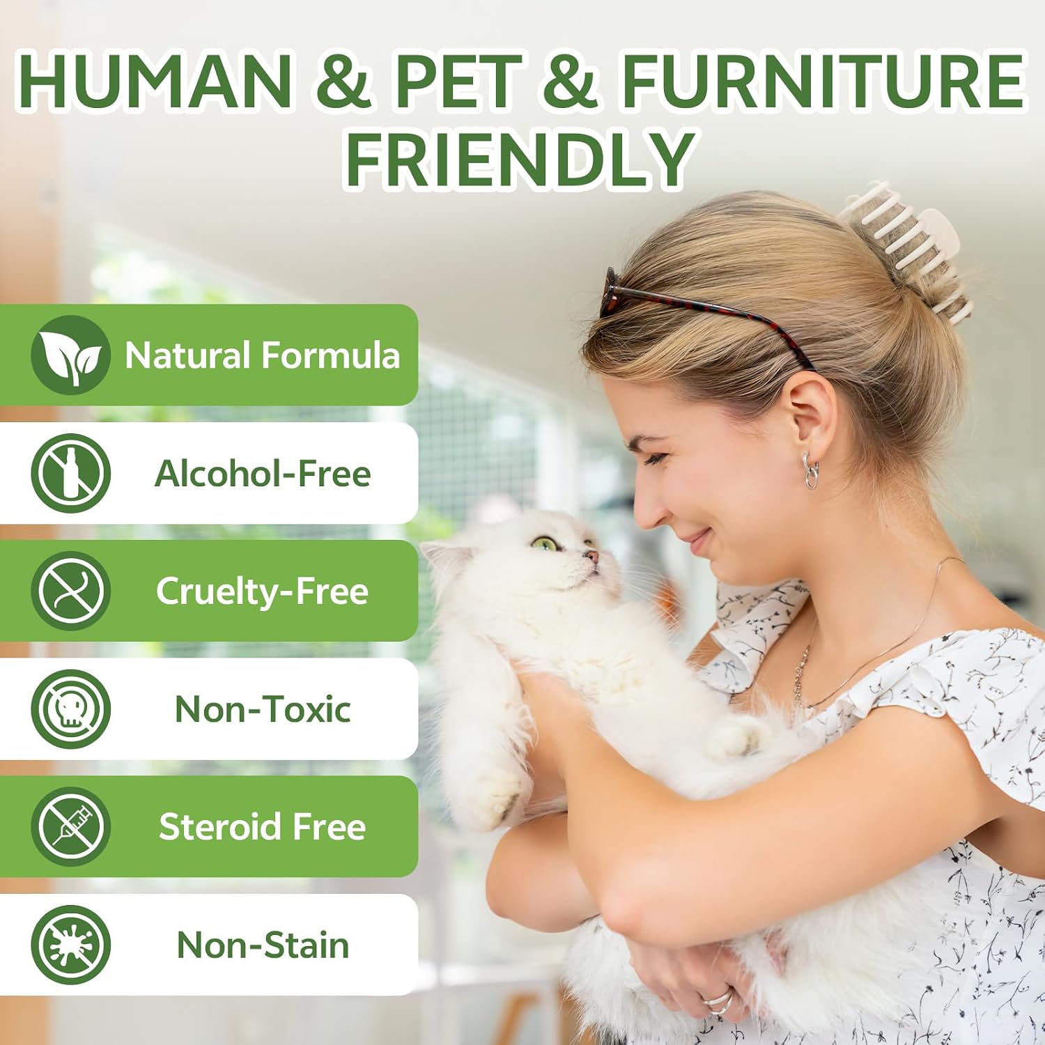 puyrzoe Natural Cat Repellent Spray, Kitten Cat Deterrent Spray Indoor Outdoor, Anti Scratch Cat Spray for Furniture, Sofas, Curtains, Plants, Cat Spray Deterrent to Keep Pet... - Image 5