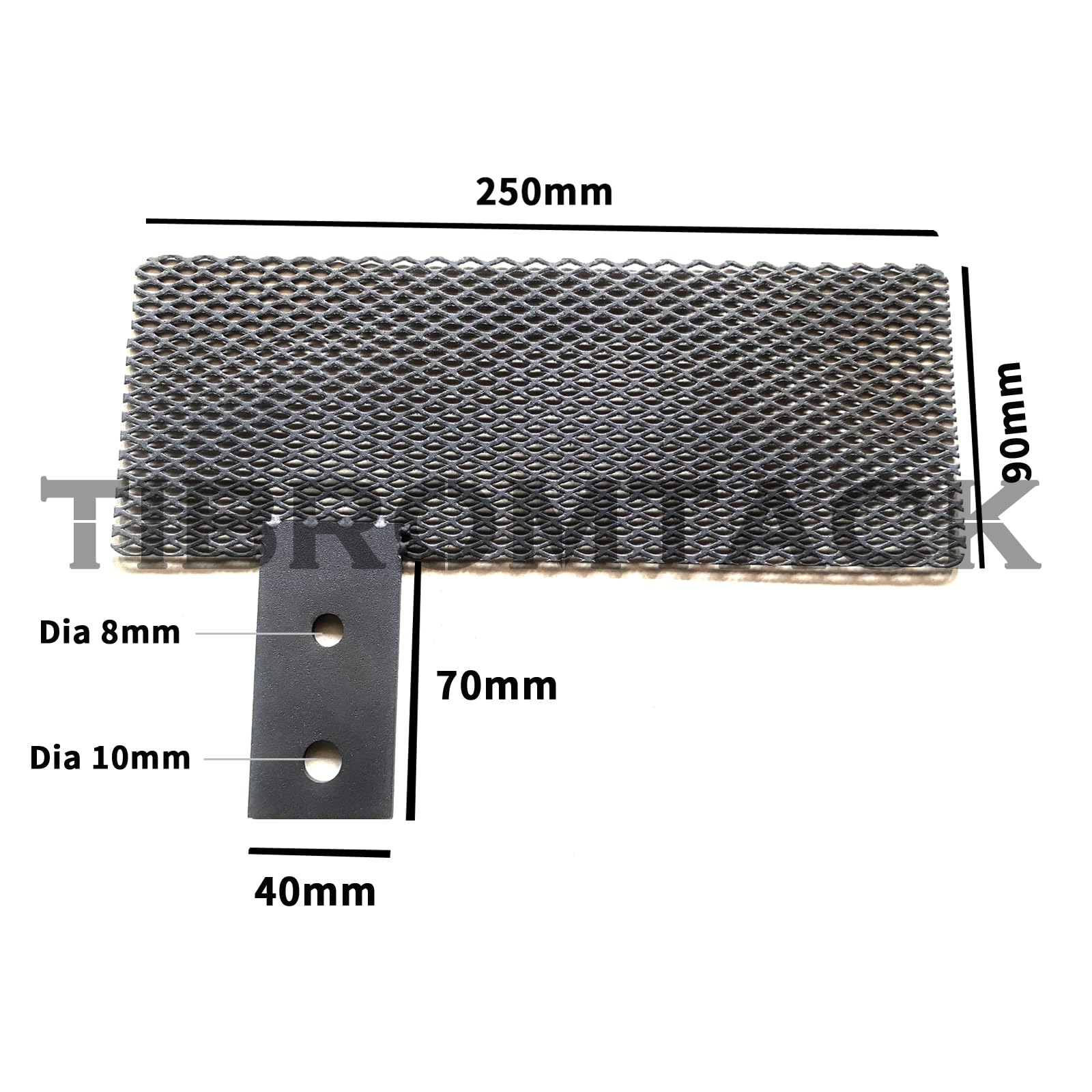 MMO Titan Anode Mesh mit Ruthenium-Iridium-Beschichtung Ti Elektrode Verwendung für Abwasser Behandlung Natriumhypochlorit Generator Chlor Alkali Industrie