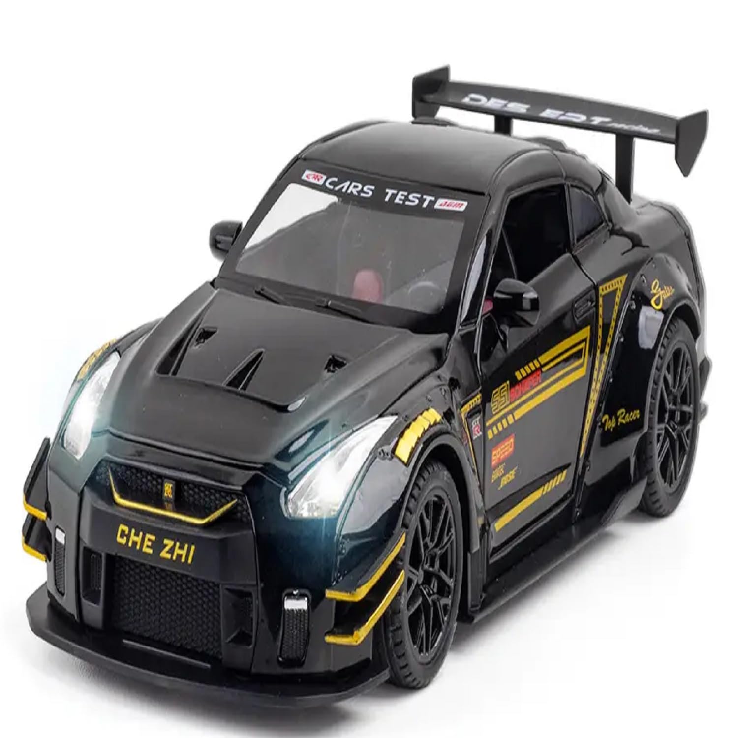 1:24 for Nissan GTR R35 Sports Car Alloy Model Car Kids Toys Car Diecasts Toy Vehicles Toy Cars Strong Pull-Back Sound 4