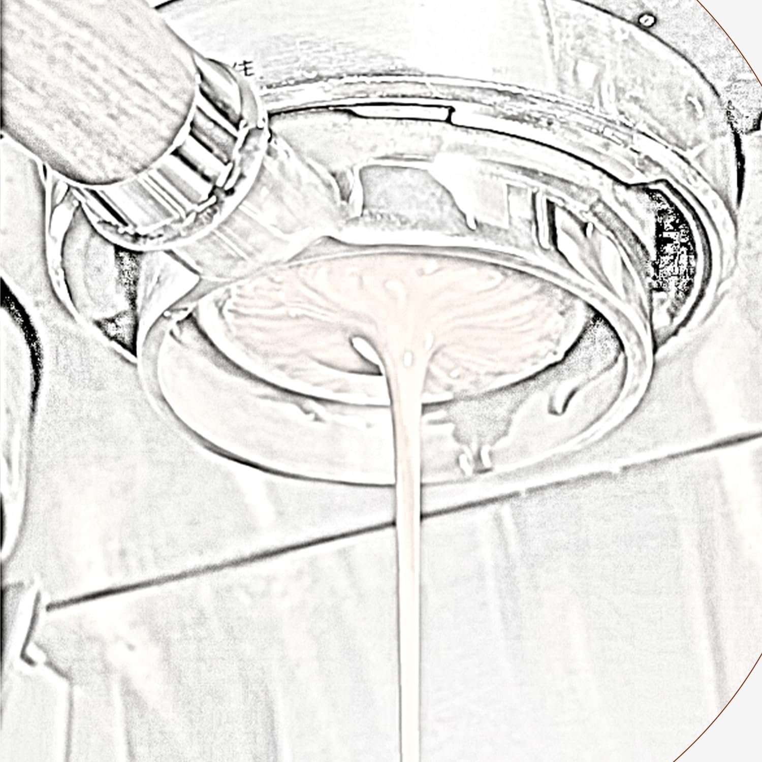 Portafiltro senza fondo 58 mm 3 orecchie per Beem Espresso Grind Profession, Breville Barista Mini/Max Macchina espresso con tre orecchie 4,9 mm di spessore