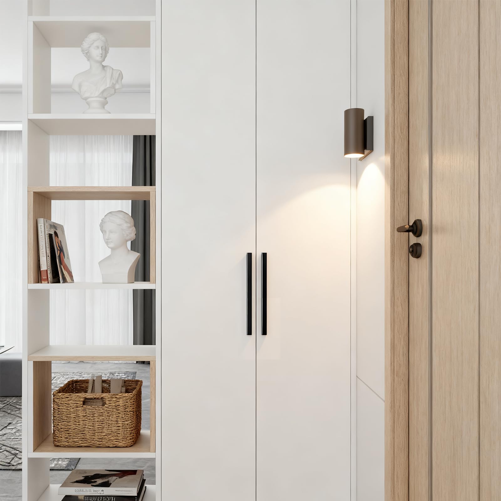 Maniglie per Mobili da 10 Pezzi, Distanza Tra i Fori 128 mm, Nero, Maniglie Cucina Inox, Cassetti Maniglia, Maniglie per Armadi, per Ante Armadio, per Cassetto, Mobili Cucina