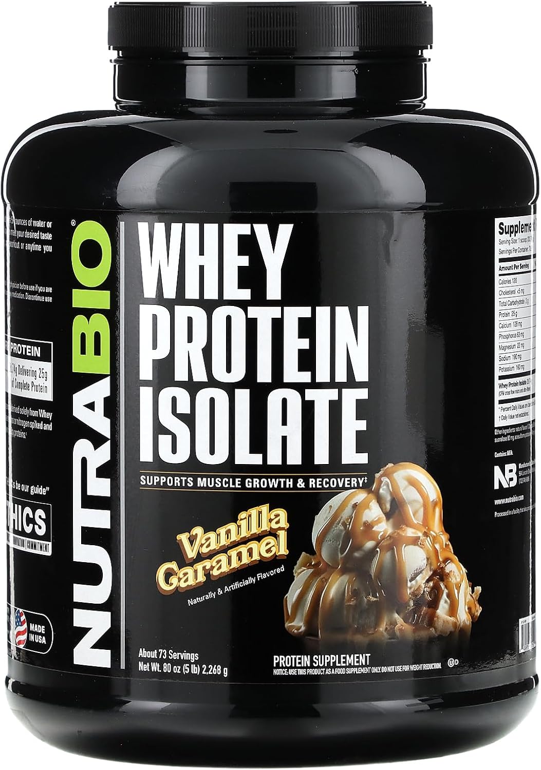 Complete Isolate Amazon.com: NutraBio Whey Protein Isolate Supplement – 25g of Protein ...