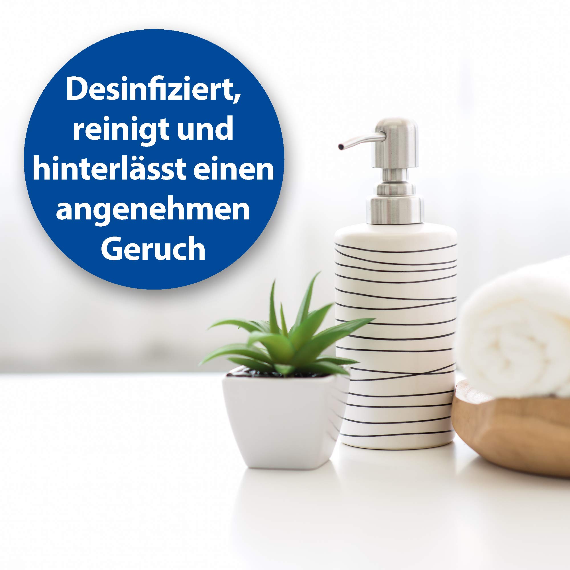 Quiko Bactazol Desinfektionsmittel, Rundum-Hygiene mit 3-fach Wirkung: desinfiziert, reinigt, desodoriert, 250 ml