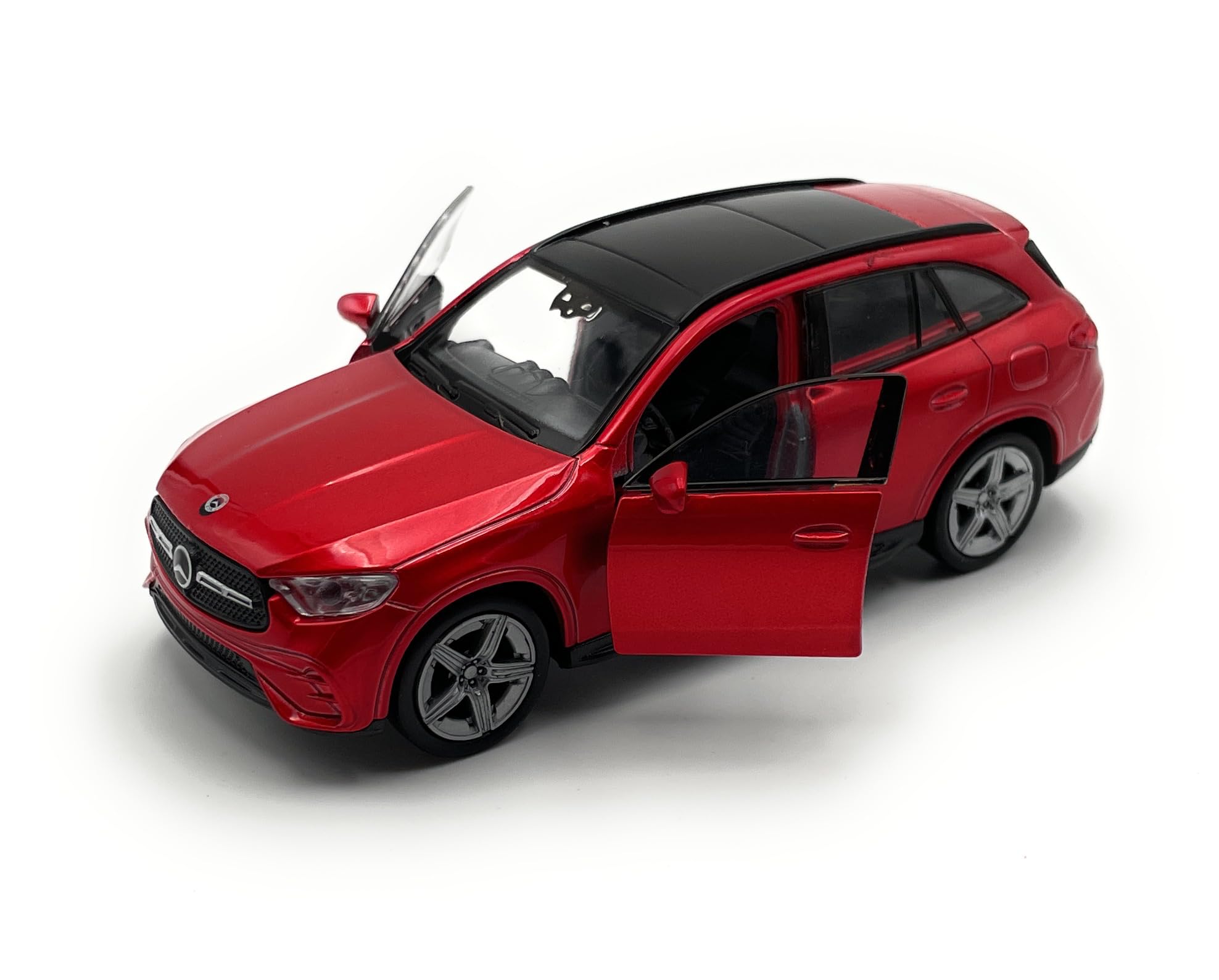 Onwomania model car compatible with GLC 220d 1:34-39 Red Car Miniature Vehicle