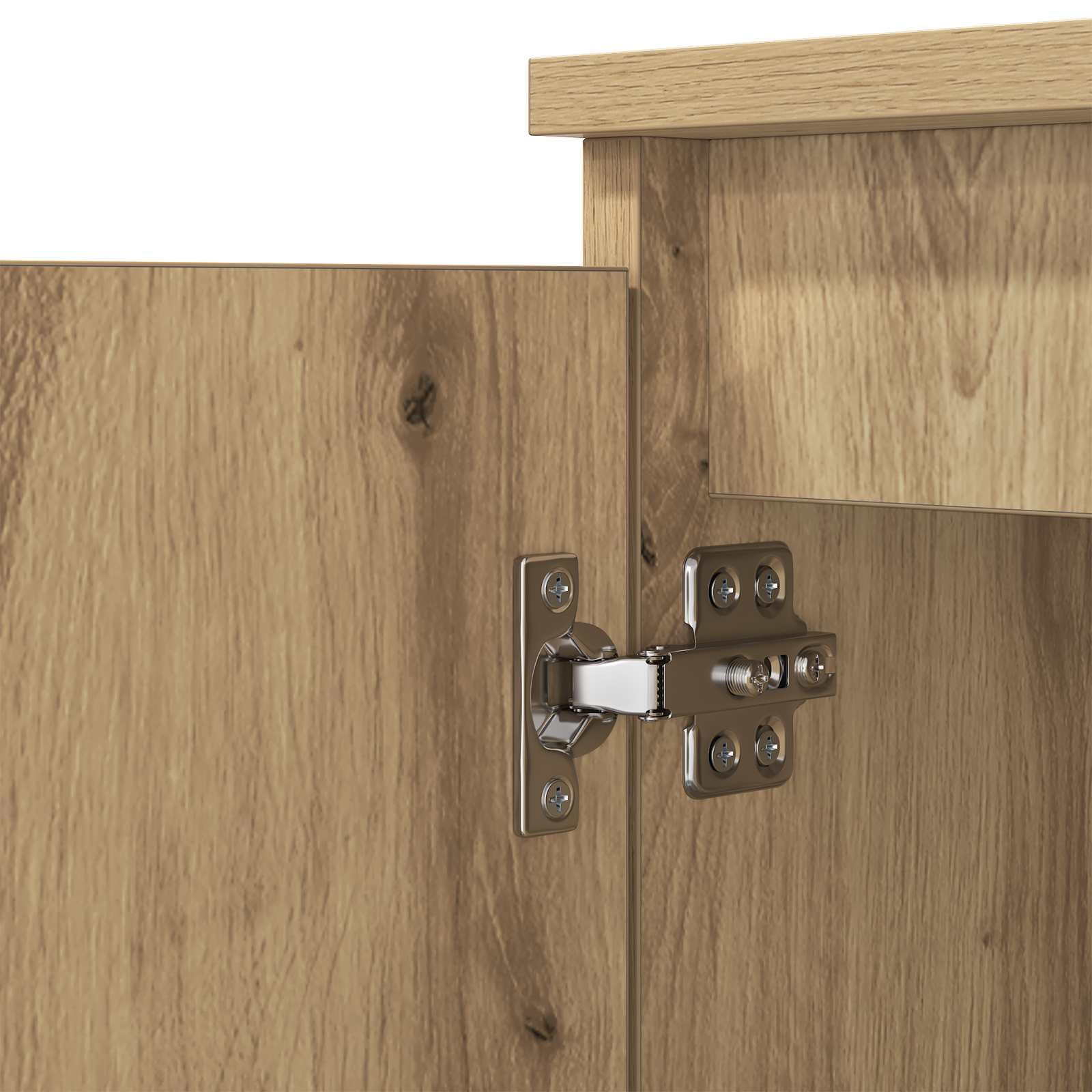 vidaXL Buffet Chêne Artisanal 60 x 35 x 70 cm Bois d'ingénierie