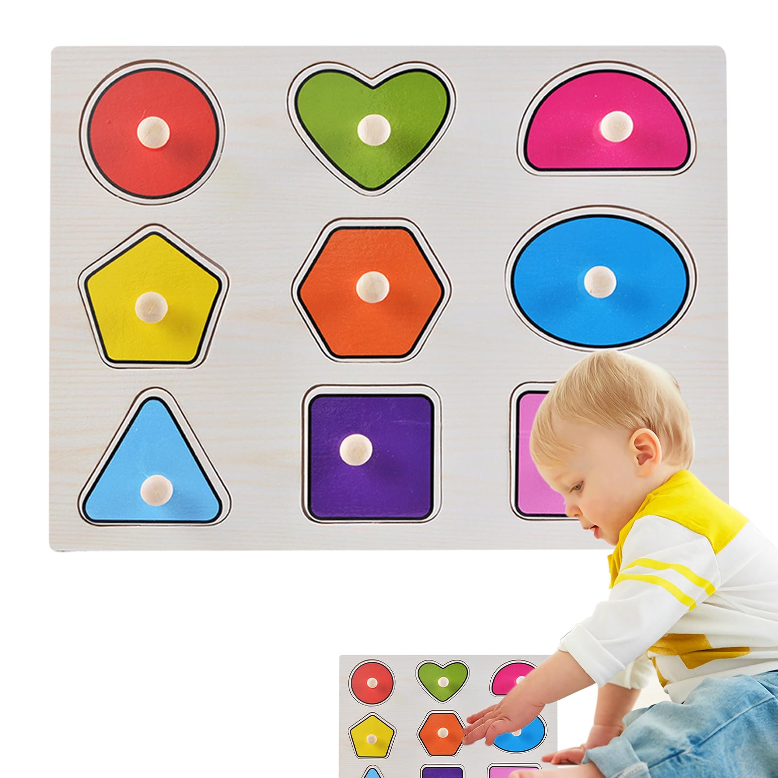 Amazon.co.jp: 木製パズル 木製 形合わせ パズル シェイプ 図形 Amazon.co.jp: 木製パズル 木製 形合わせ パズル シェイプ 図形