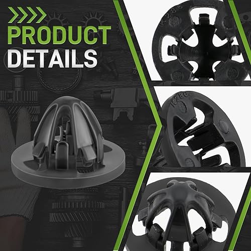 Miniatura 3 de Carbbia 10 clips de retención para montaje de luz trasera para camionetas Dodge Ram 2007, 08, 09, 10, 11, 12, 13, Dodge Ram 1500, 2500, 3500,