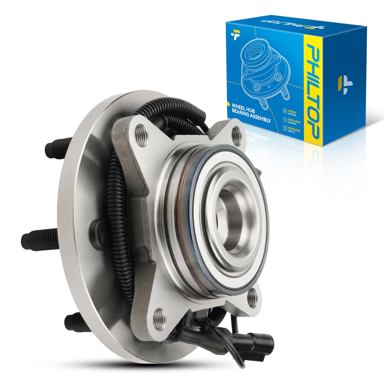 PHILTOP 515117 RWD 1x Front Wheel Bearing Hub Assembly for Ford F-150