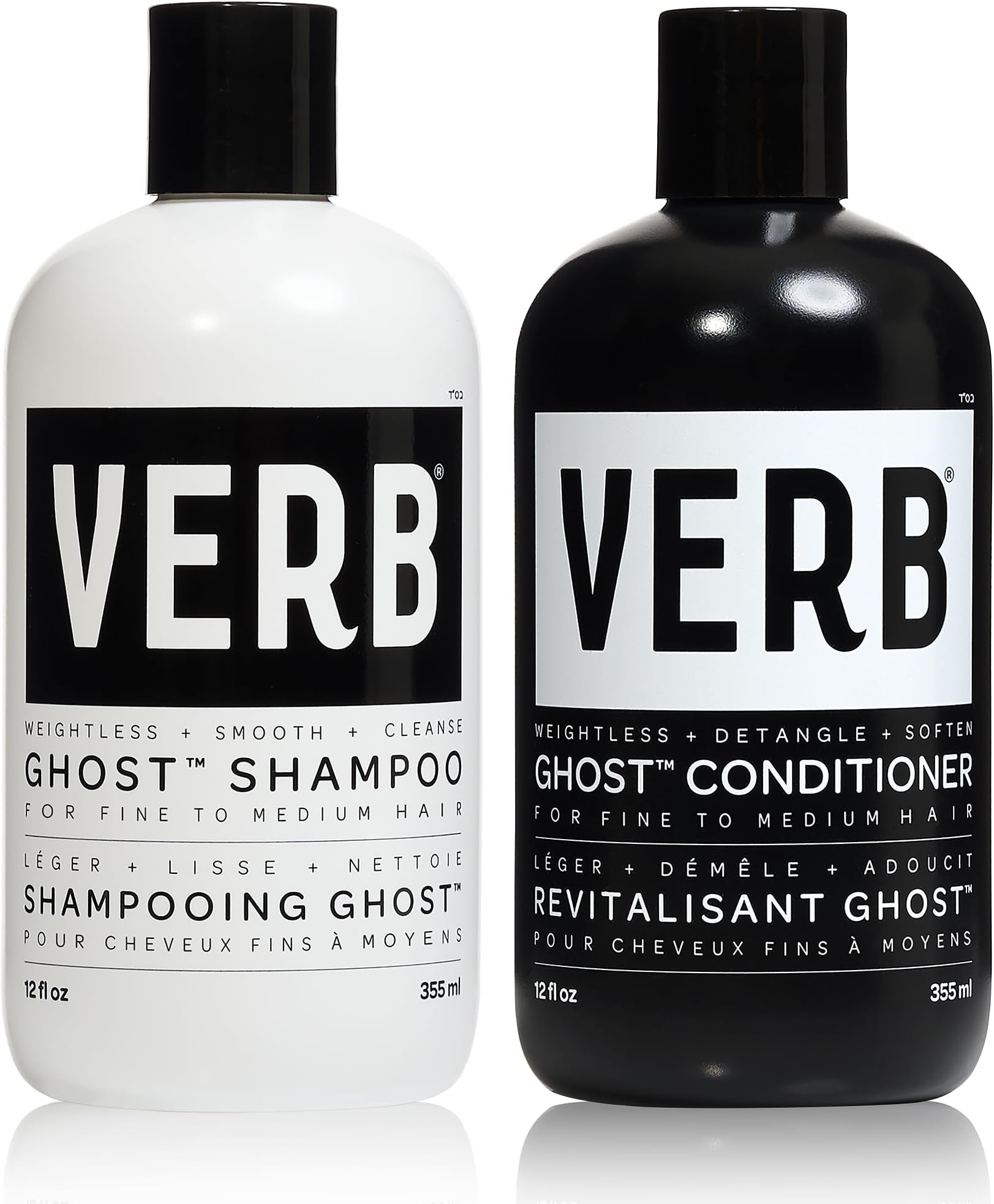 Ghost Shampoo and Conditioner Set Duo Canvas Pouch 12 oz