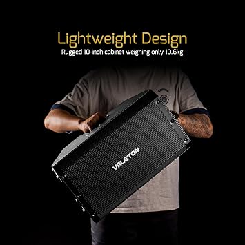 Valeton 10 inch, 2-Way FRFR 1300-Watt Active Speaker for Guitar, Bass, Multi FX and Amp Modelers