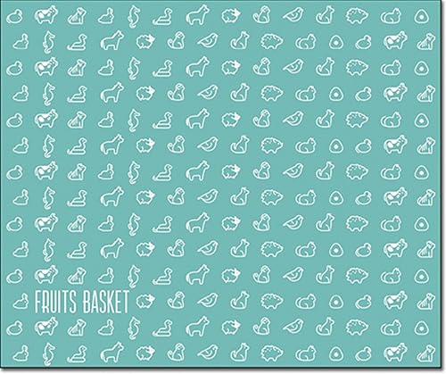 Great Eastern Entertainment Fruits Basket 2019-12 - Manta con logotipo del zodiaco chino, multicolor