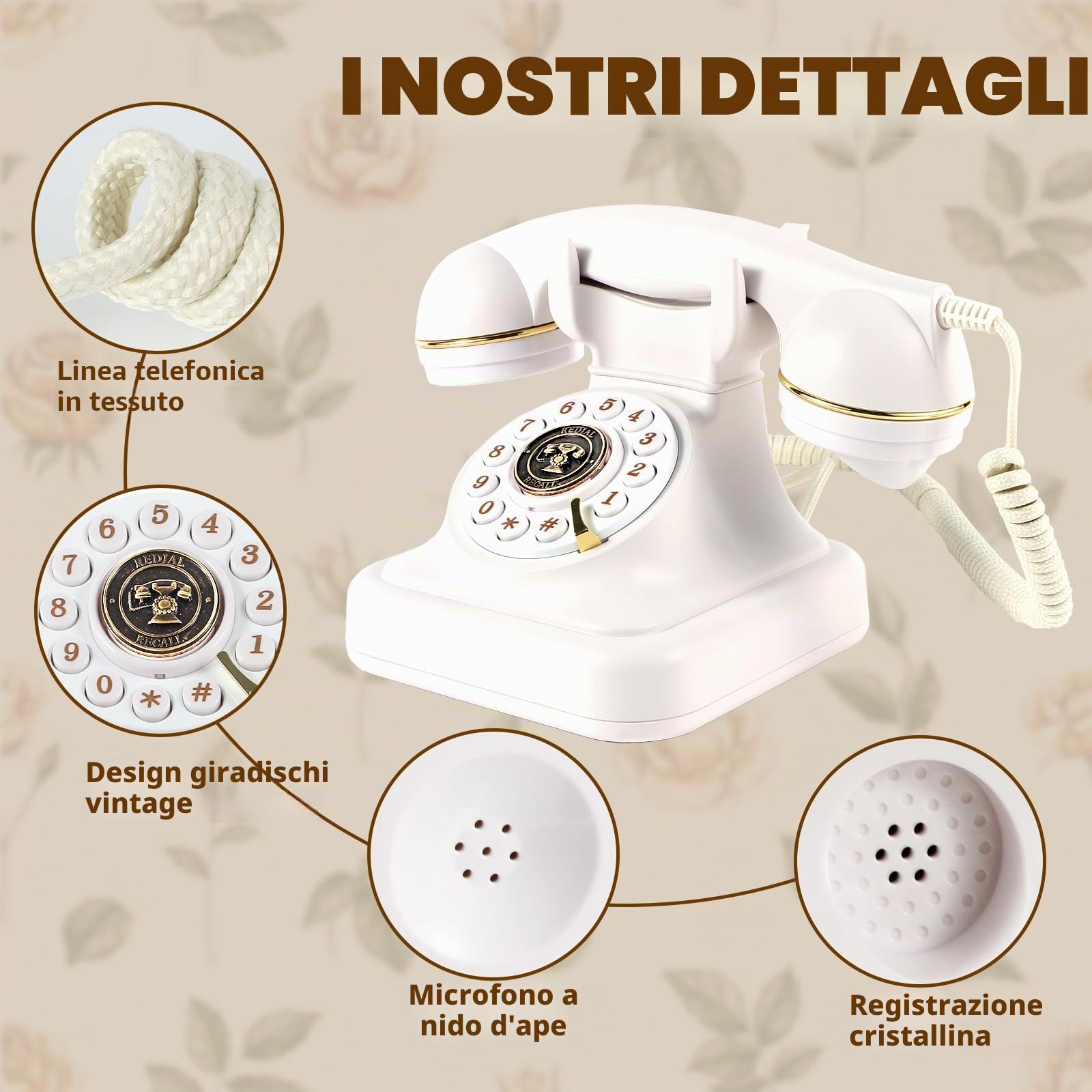 Telefono Libro degli Ospiti Audio per Matrimonio, Libro degli Ospiti Audio, Registra Messaggi Audio con Libro degli Ospiti, Alternativa al Libro degli Ospiti per Matrimonio, Festa di Compleanno, Baby
