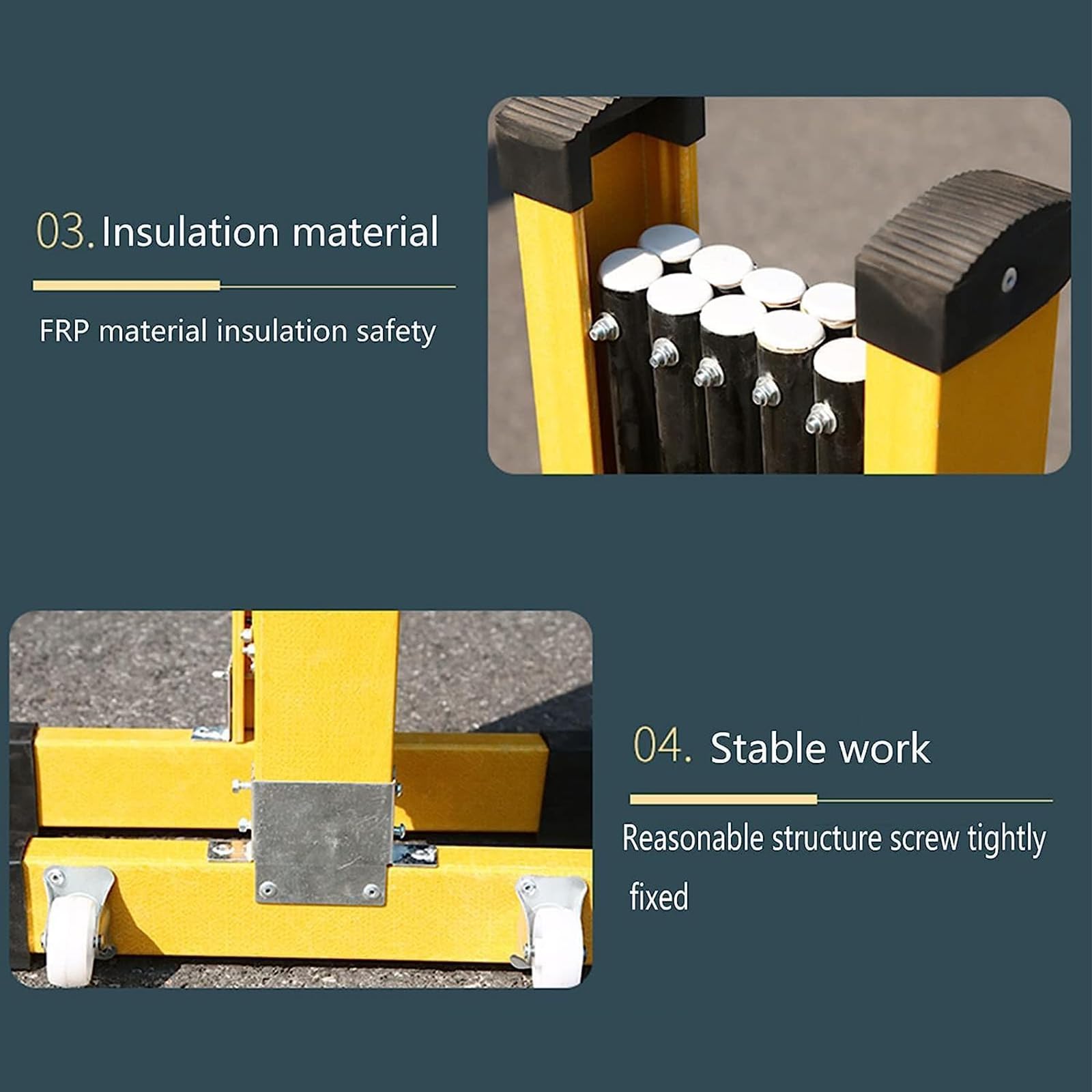 Barrière de sécurité Mobile rétractable en métal, barrière de sécurité Pliable et Portable avec 2 Roues, pour la régulation temporaire de la Circulation (Taille : 13 Pied