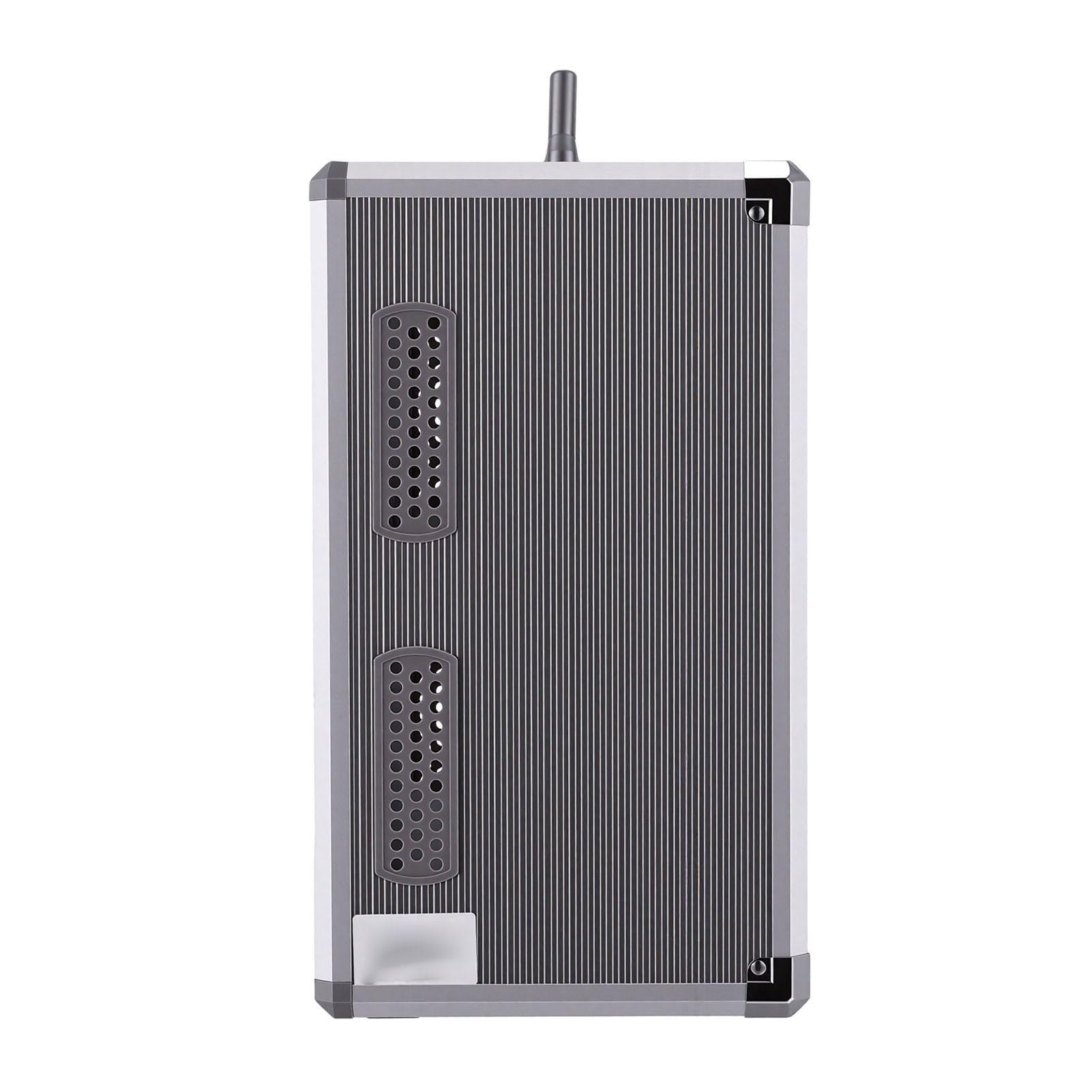 FTVOGUE Telefonschließfach mit 36 ​​Fächern und Elektronischem | Rahmen aus Aluminiumlegierung, PP-Platten, Wandmontierbar, Tragbar mit Griff, Notschlüsselsicherung, Zugriff auf IC-Karte