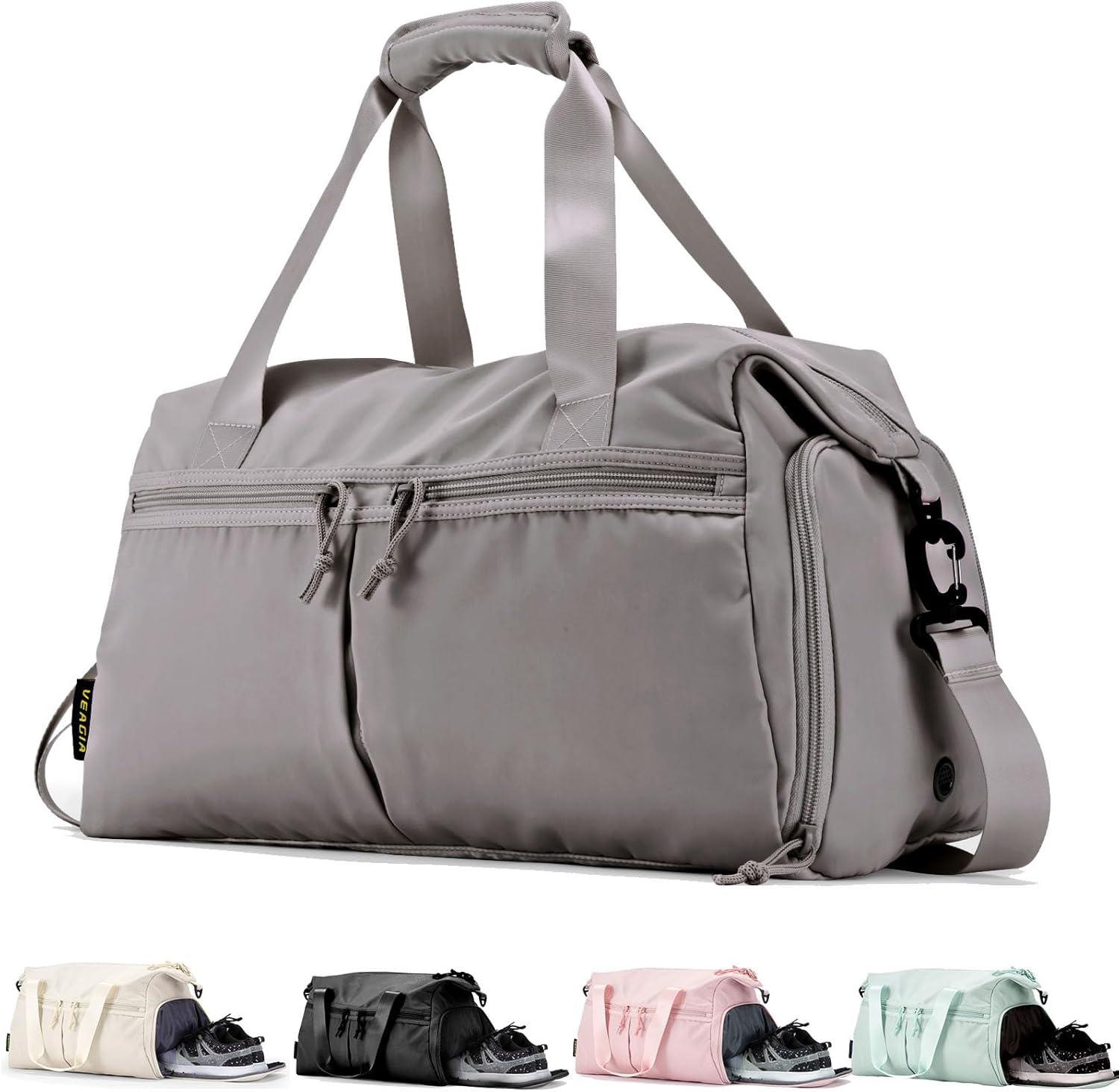 Weekender Duffel Bag with Shoe Compartment And Wet Pocket-Luggage Everyday Overnight Bag for Men and Women Travel-Carry On Gym Bag