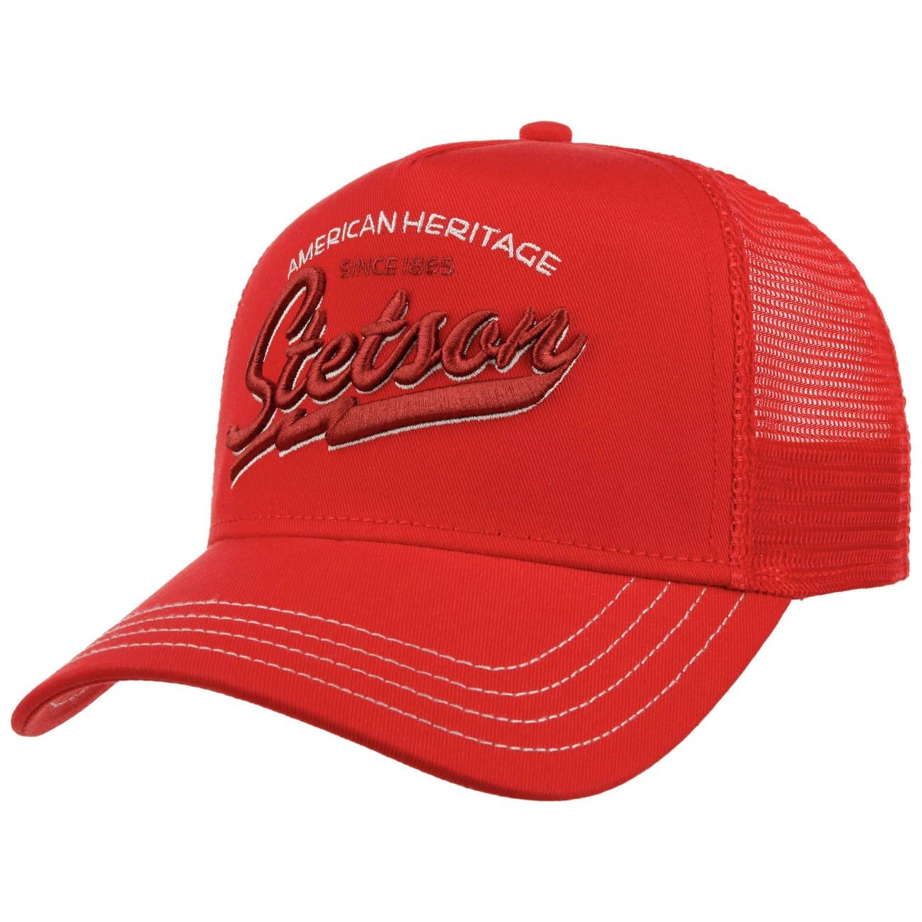 Stetson Gorra de Camionero Patrulla para Hombre/Mujer, Gorra de béisbol de algodón, tamaño Ajustable, Gorra con Inserto de Malla, Gorra de Camionero para Invierno/Verano, Gorra Curvada — view 28