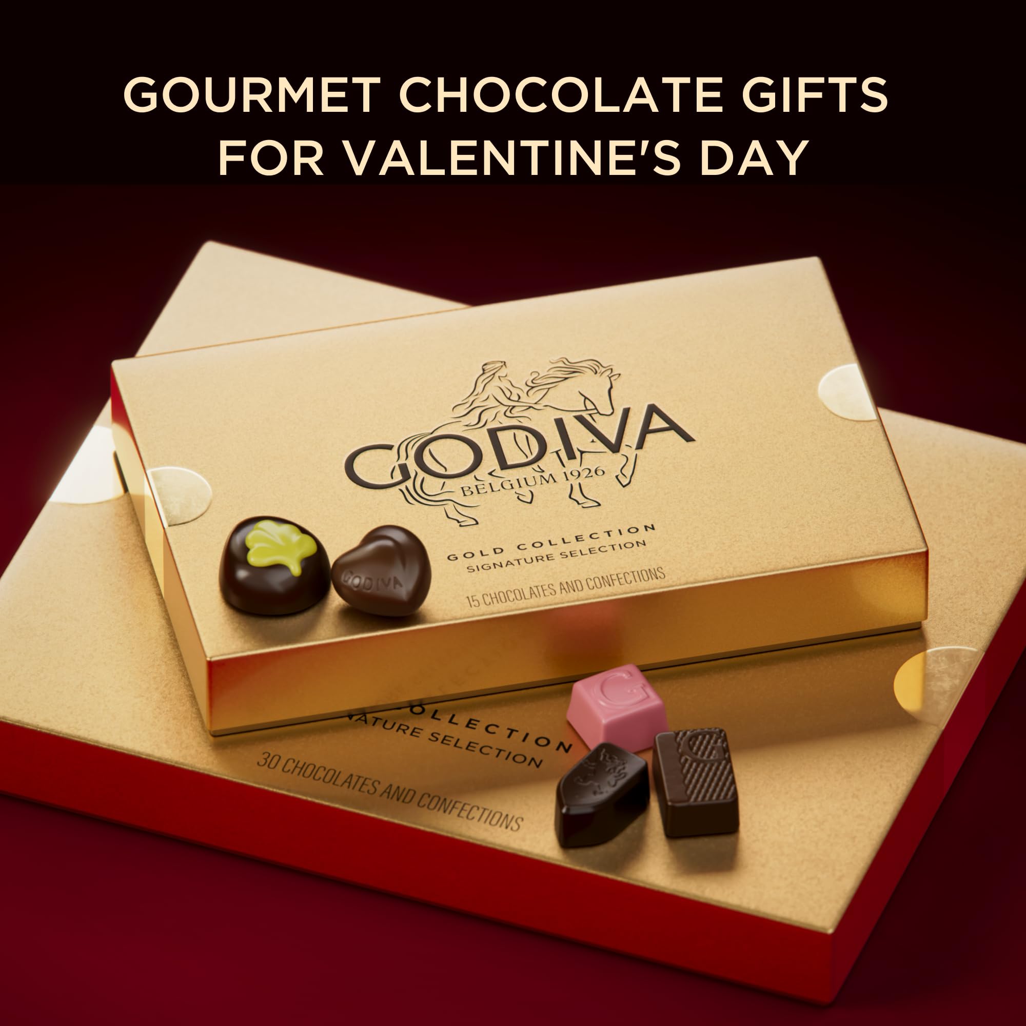 Amazon.com: Godiva Red Ribbon Gold Assorted Chocolate Gift Box