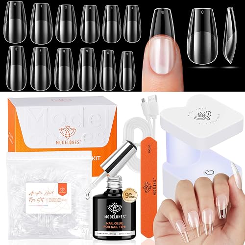 77% off promo code for modelones Mini UV Light for Gel Nails X Nail Gel Kit Medium Coffin on Amazon